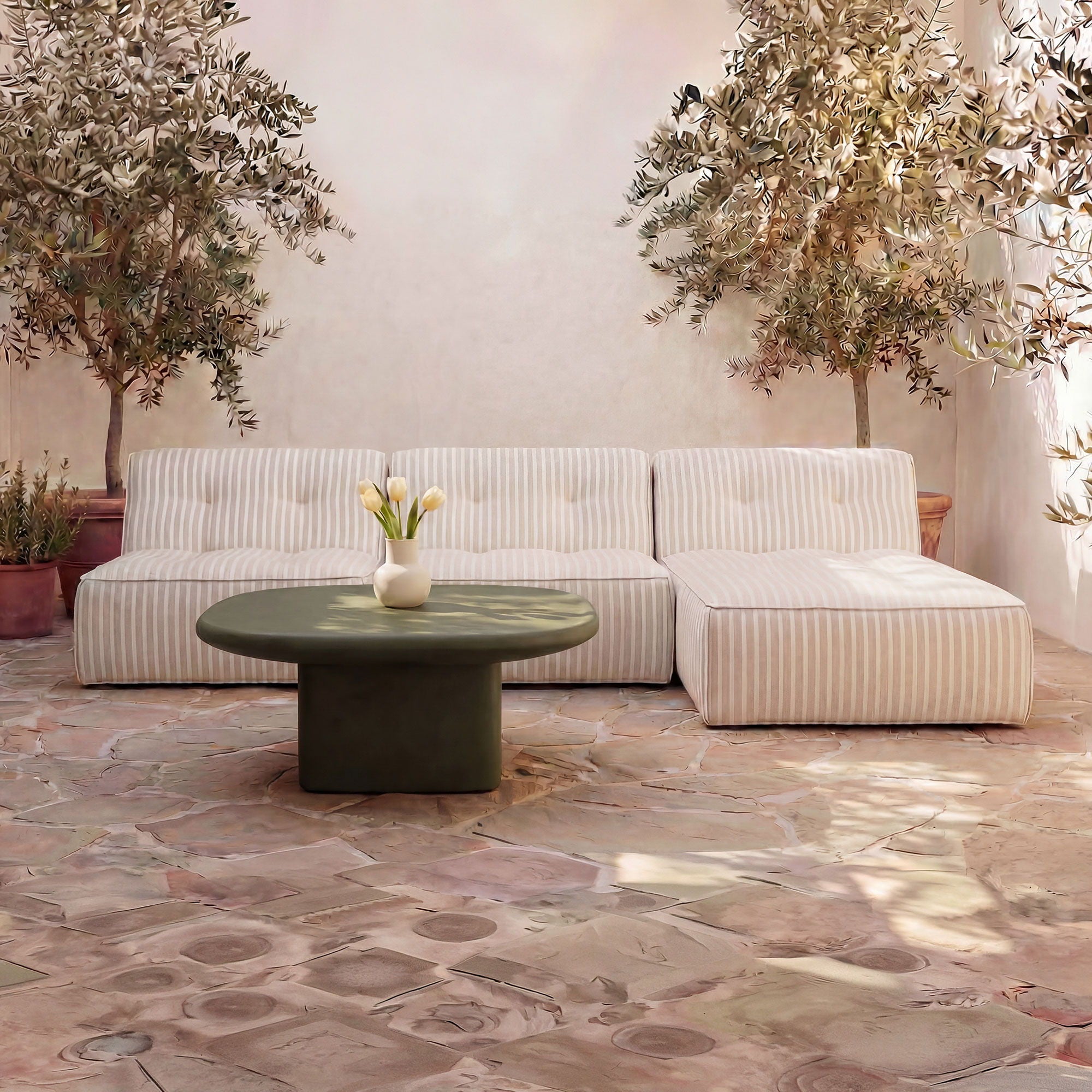 Manon - Outdoor Coffee Table - Deep Green
