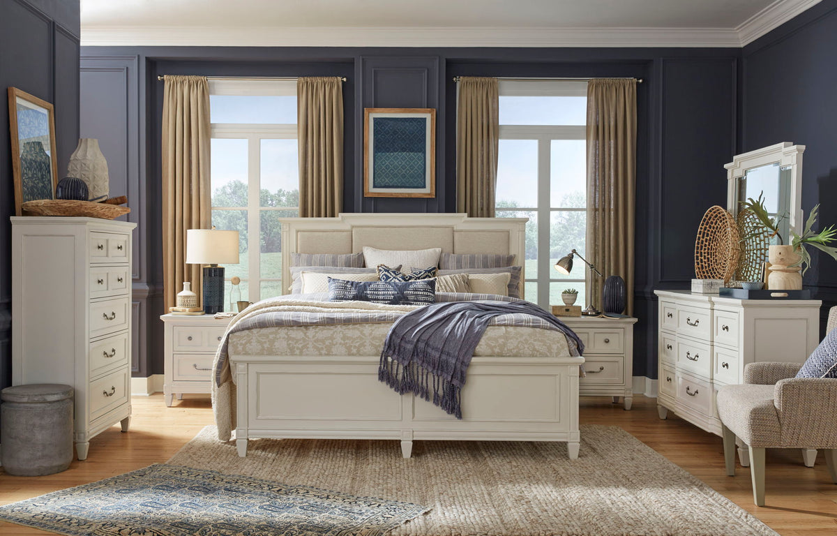 Willowbrook - Drawer Nightstand - Egg Shell White With Slight Rub Through