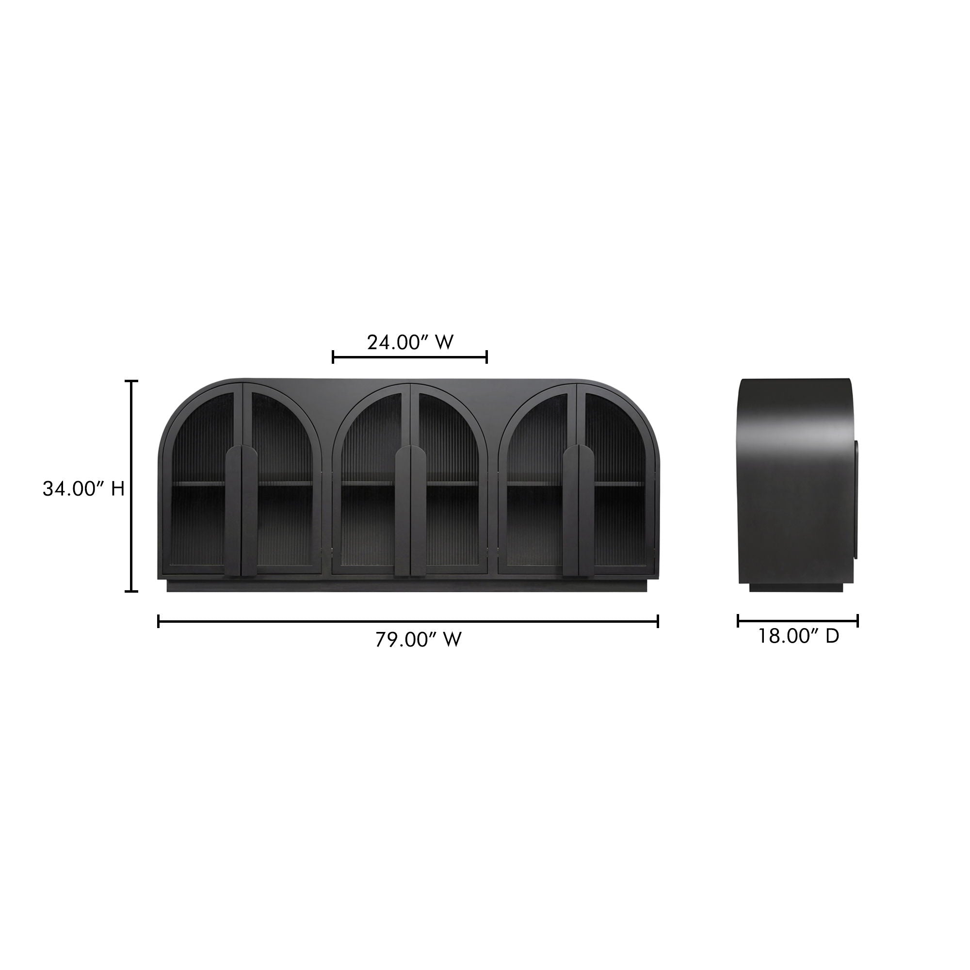 Salone - Sideboard - Black