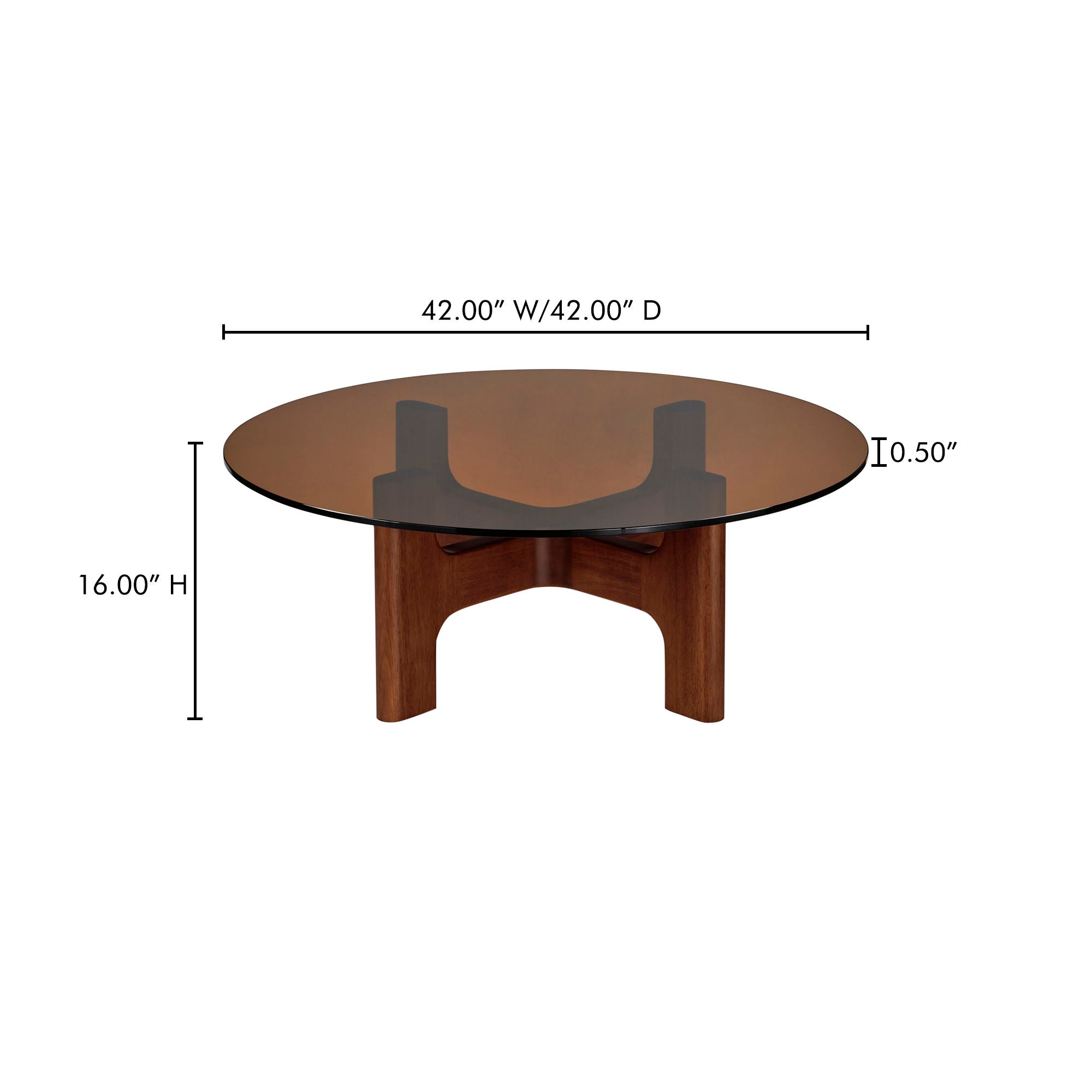 Luke - Coffe Table - Brown