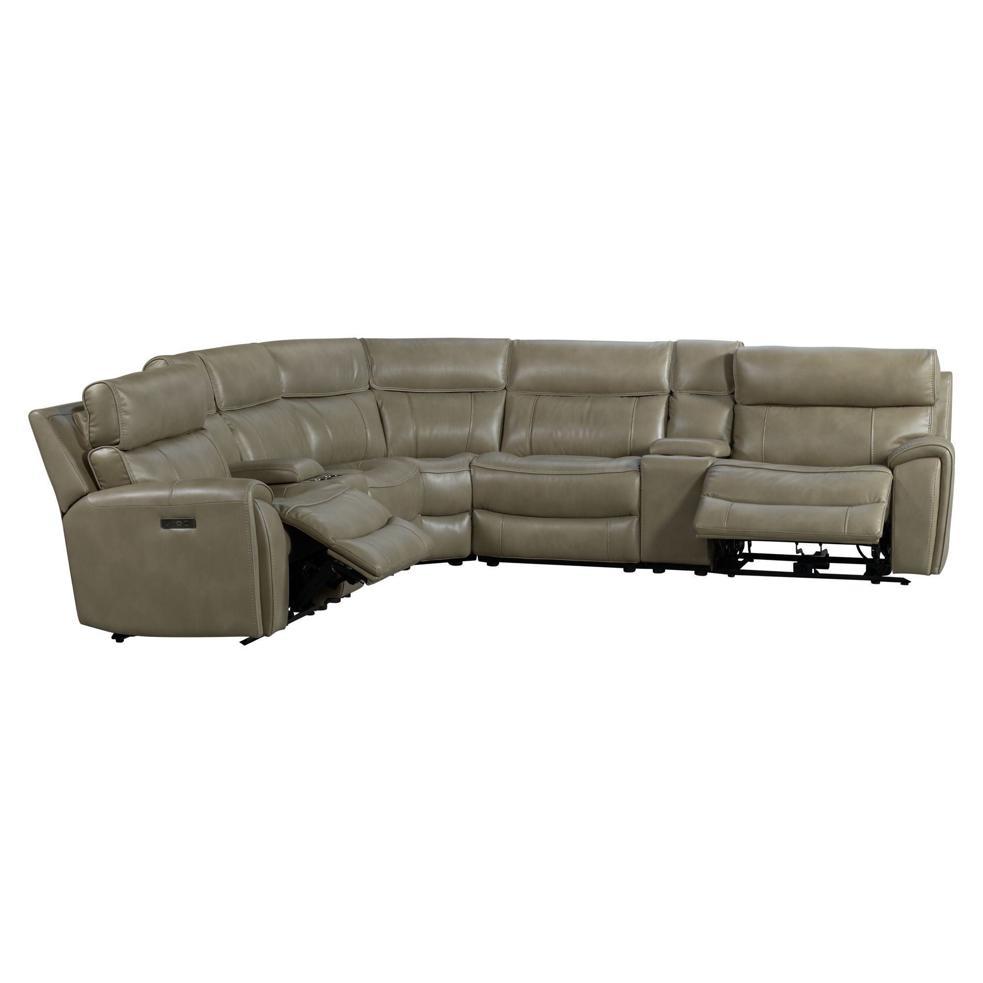 Summit - Dual-Power Sectional Set - Bolero Mushroom
