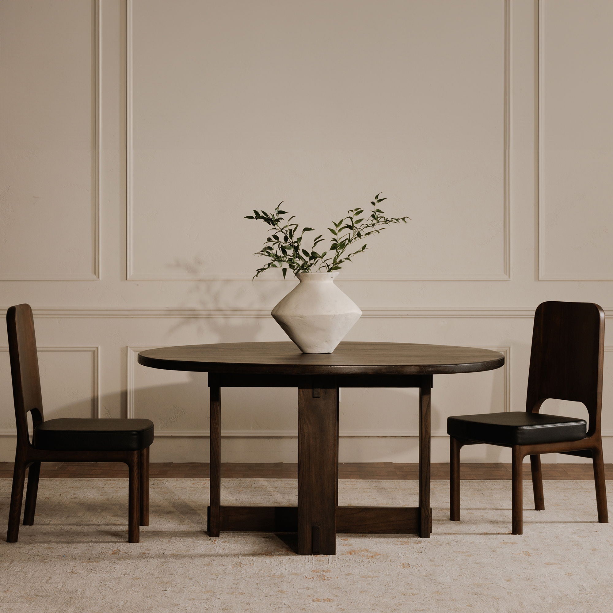 Kerr - Dining Chair (Set of 2) - Walnut / Black