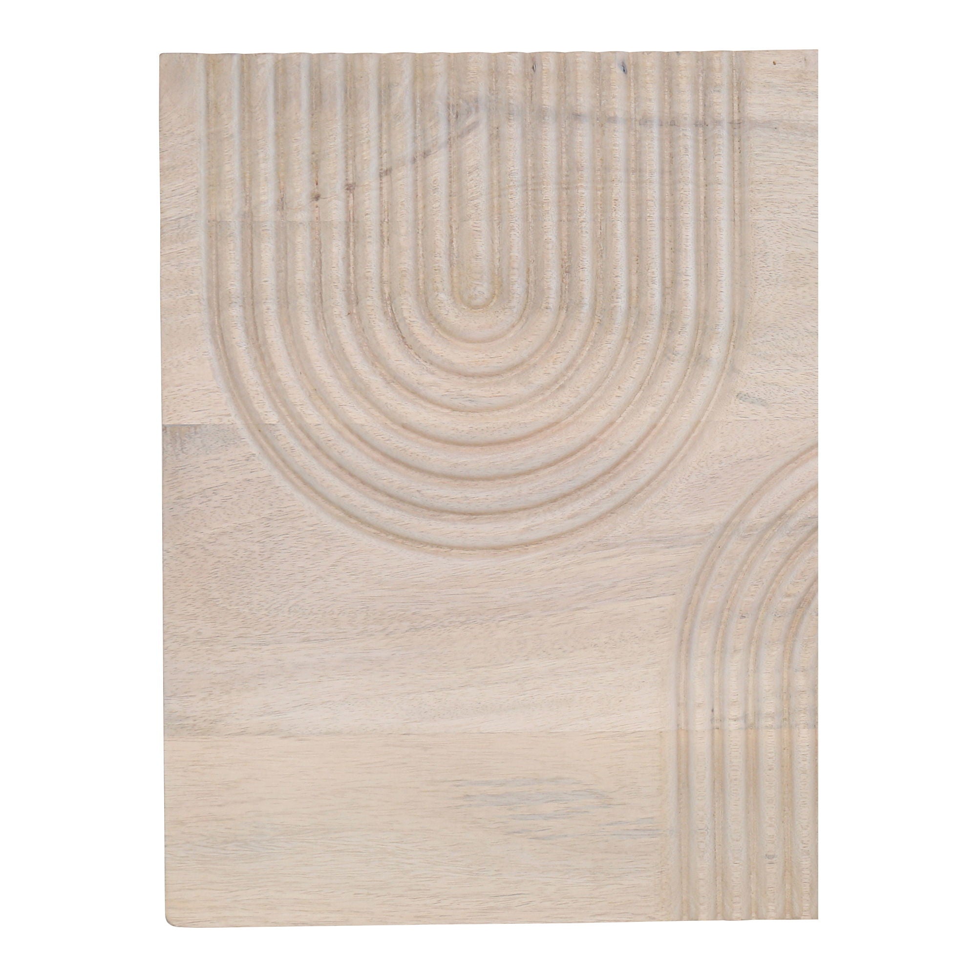 Passages - Carved Wood Wall Art - Beige