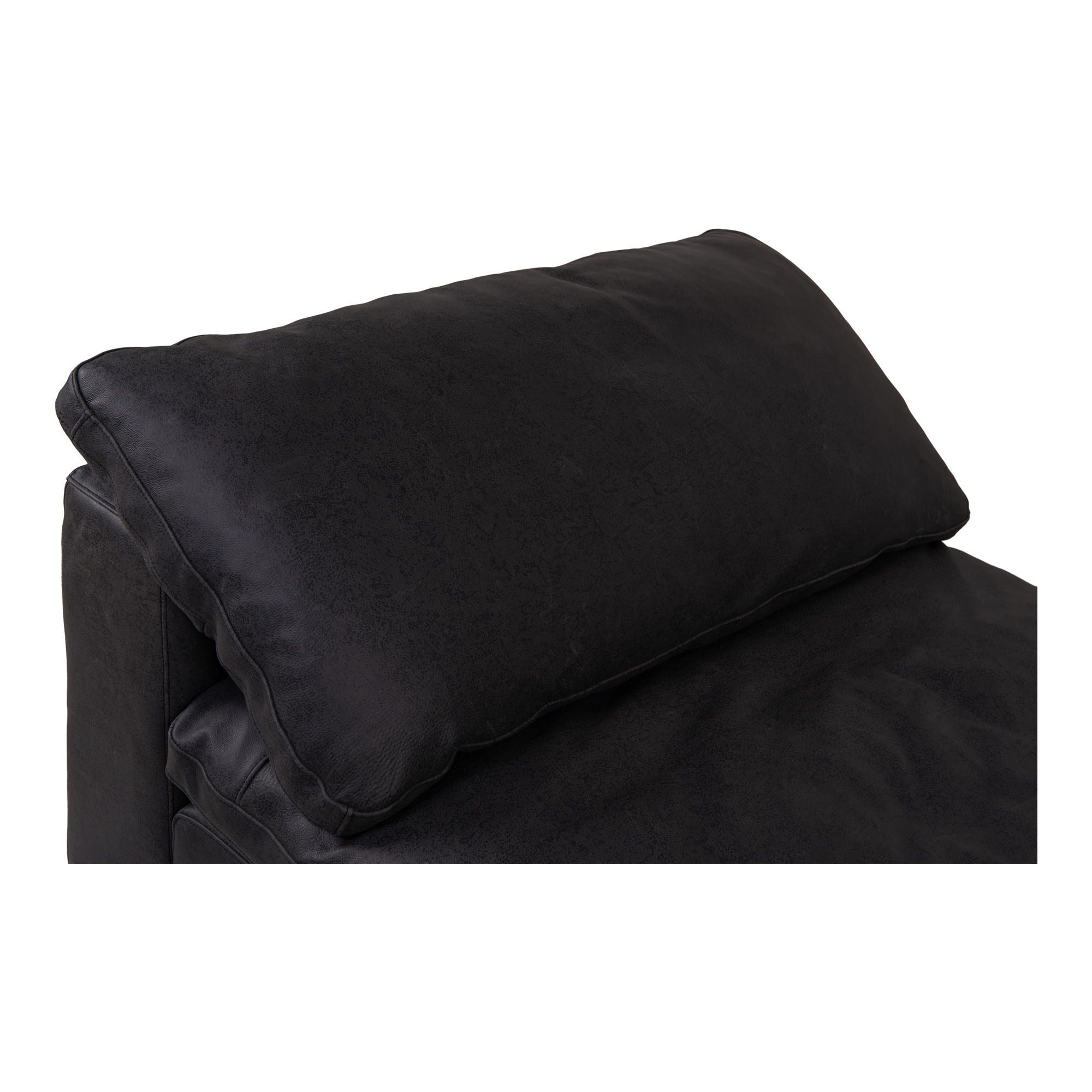 Clay - Nubuck Leather Slipper Chair - Black