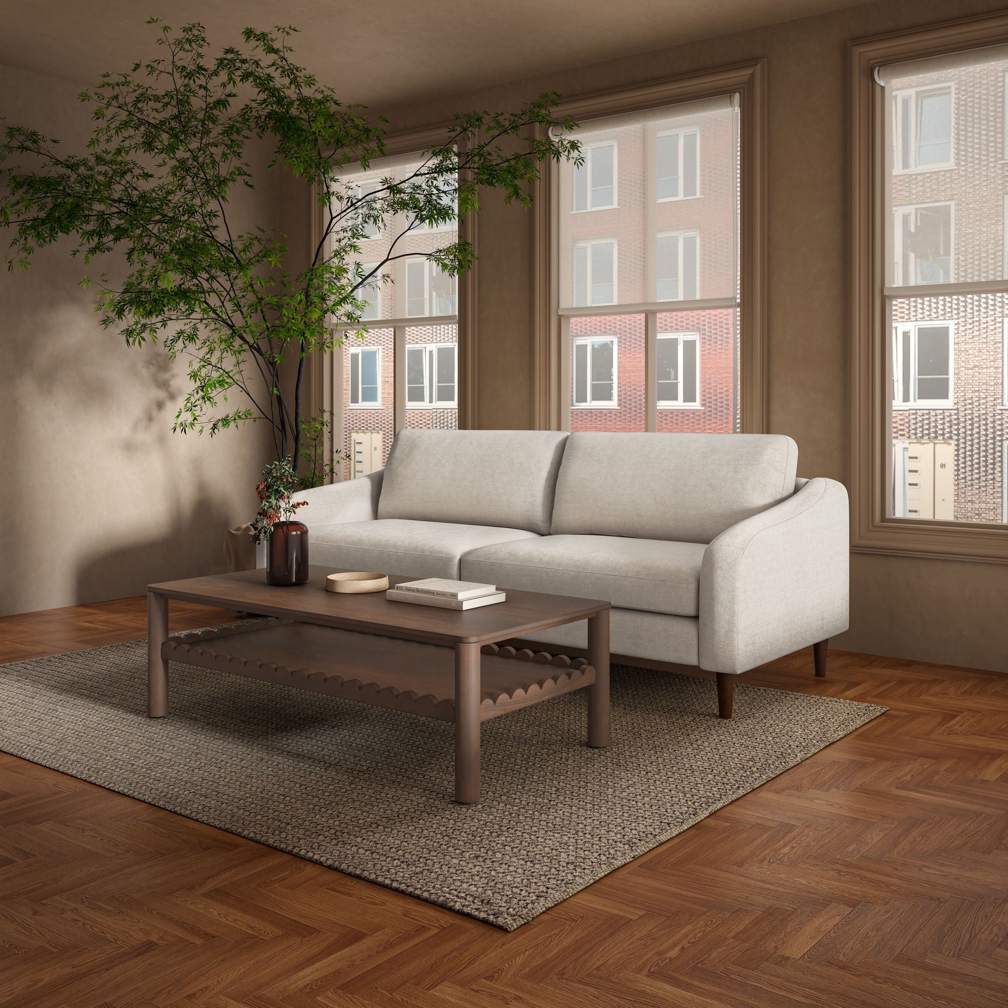 Wiley - Coffee Table - Vintage Brown