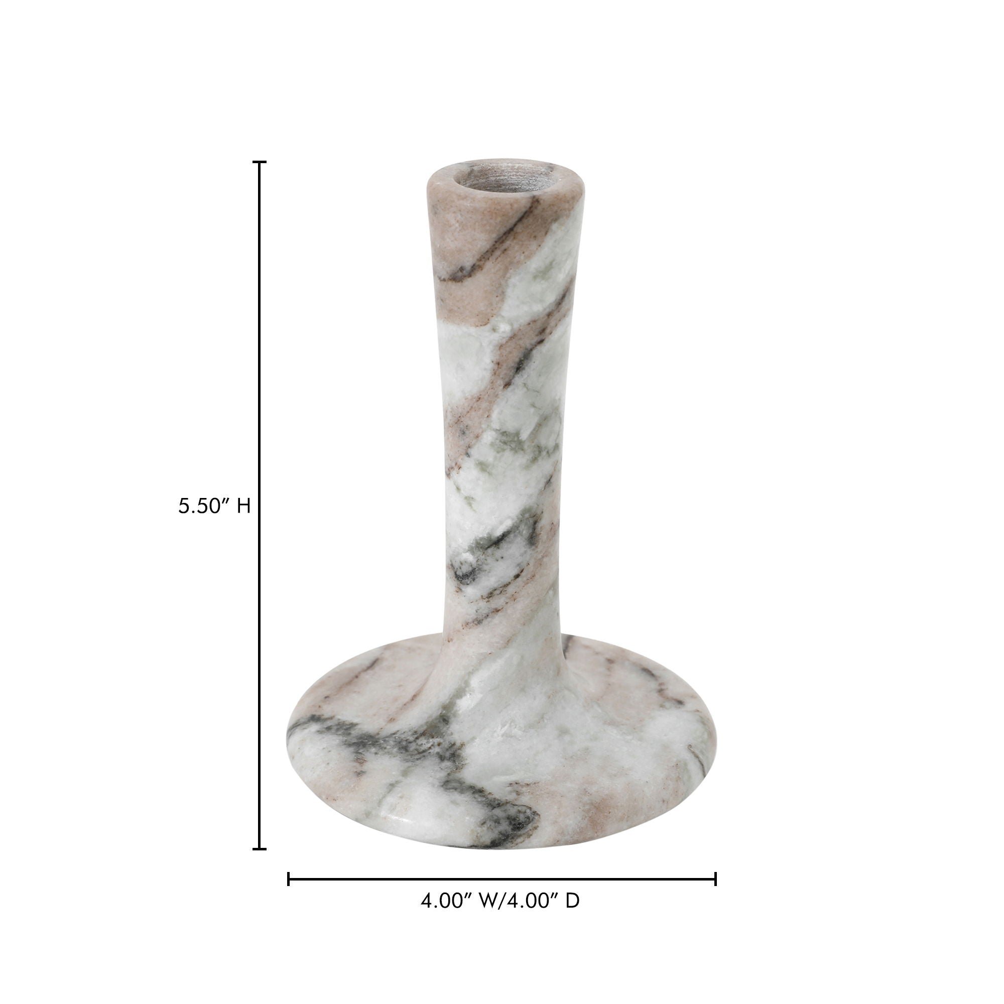 East - Candle Holder Tall - Beige