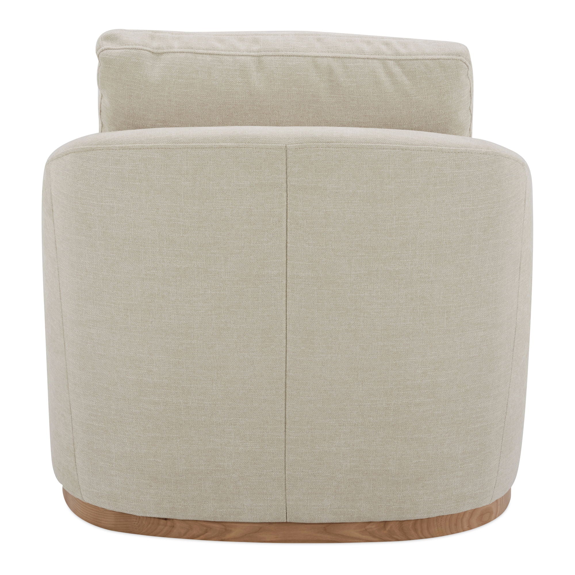 Linden - Fabric Swivel Chair - Soft Beige
