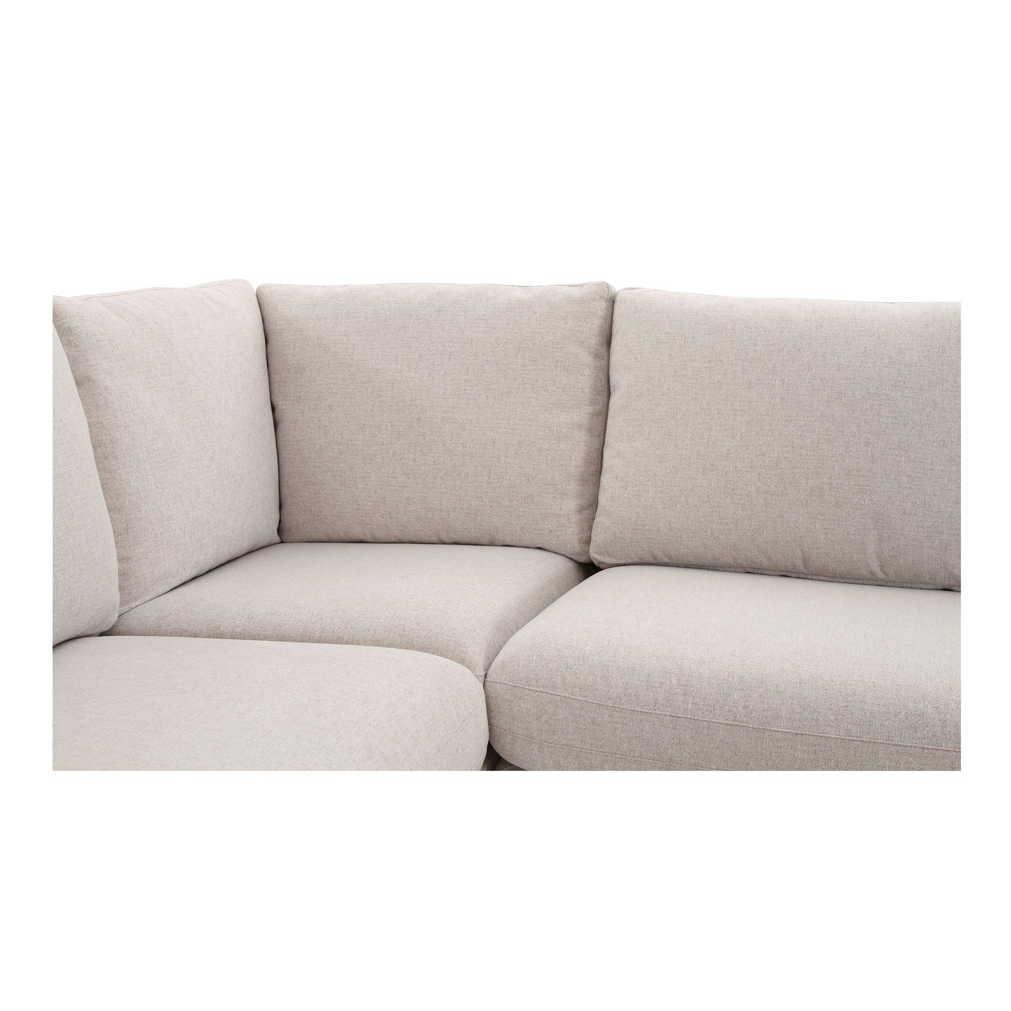 Fable - Slipcover Dining Banquette L-Shape Sectional With Slipper Chair - Beige