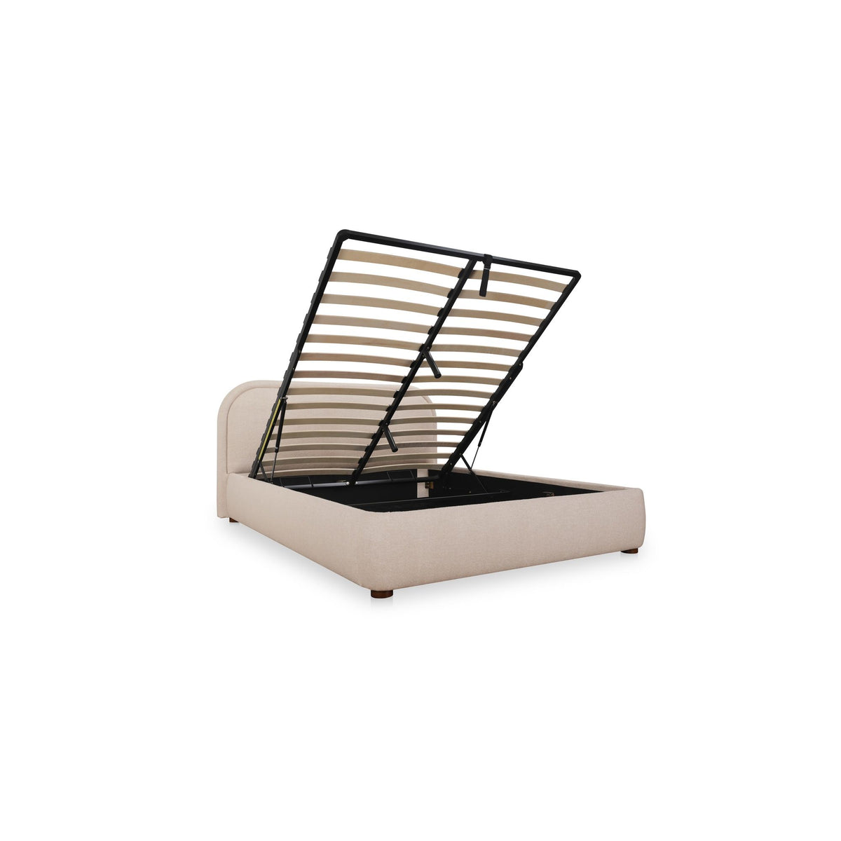 Colin - Queen Storage Bed - Light Brown