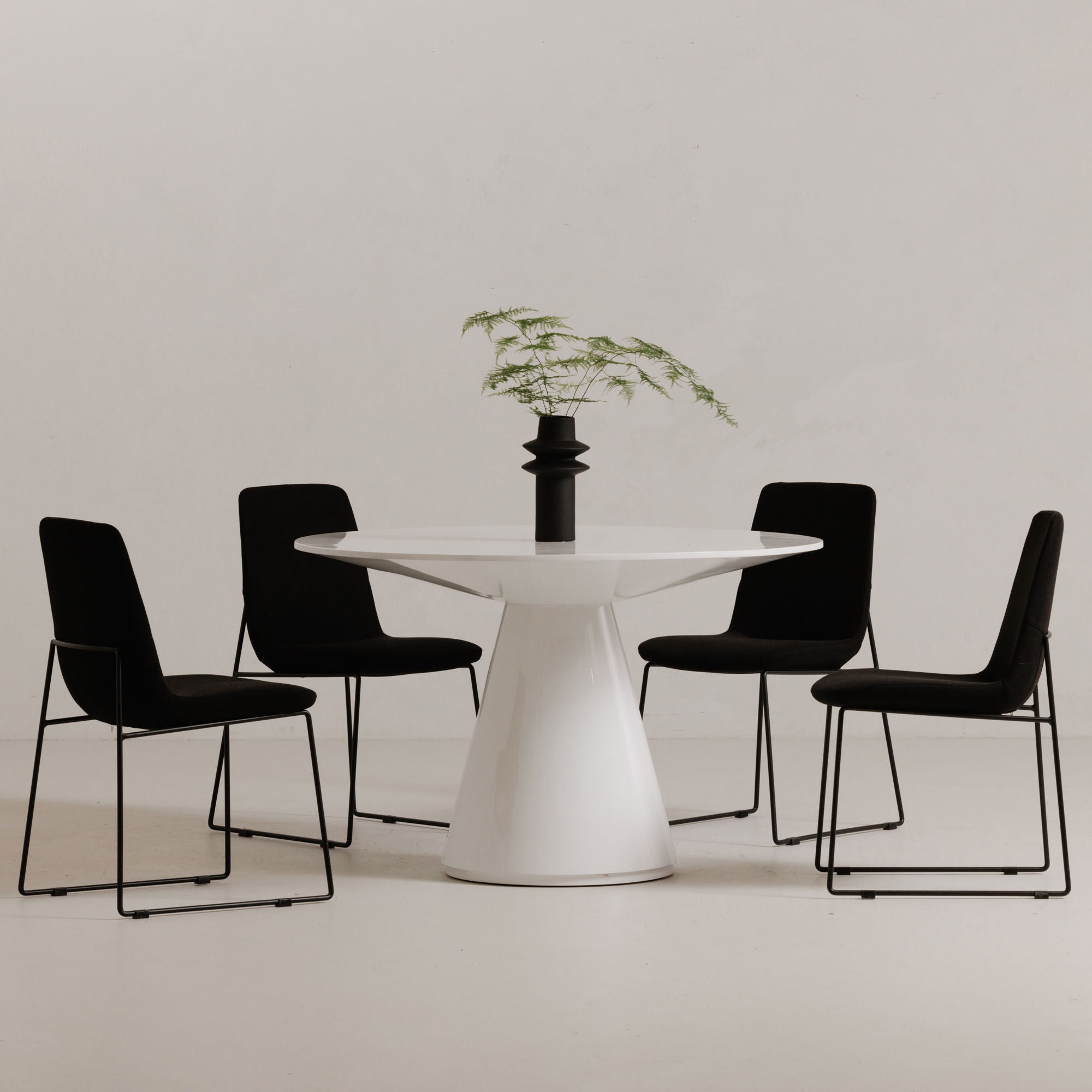 Otago - Round Dining Table - White