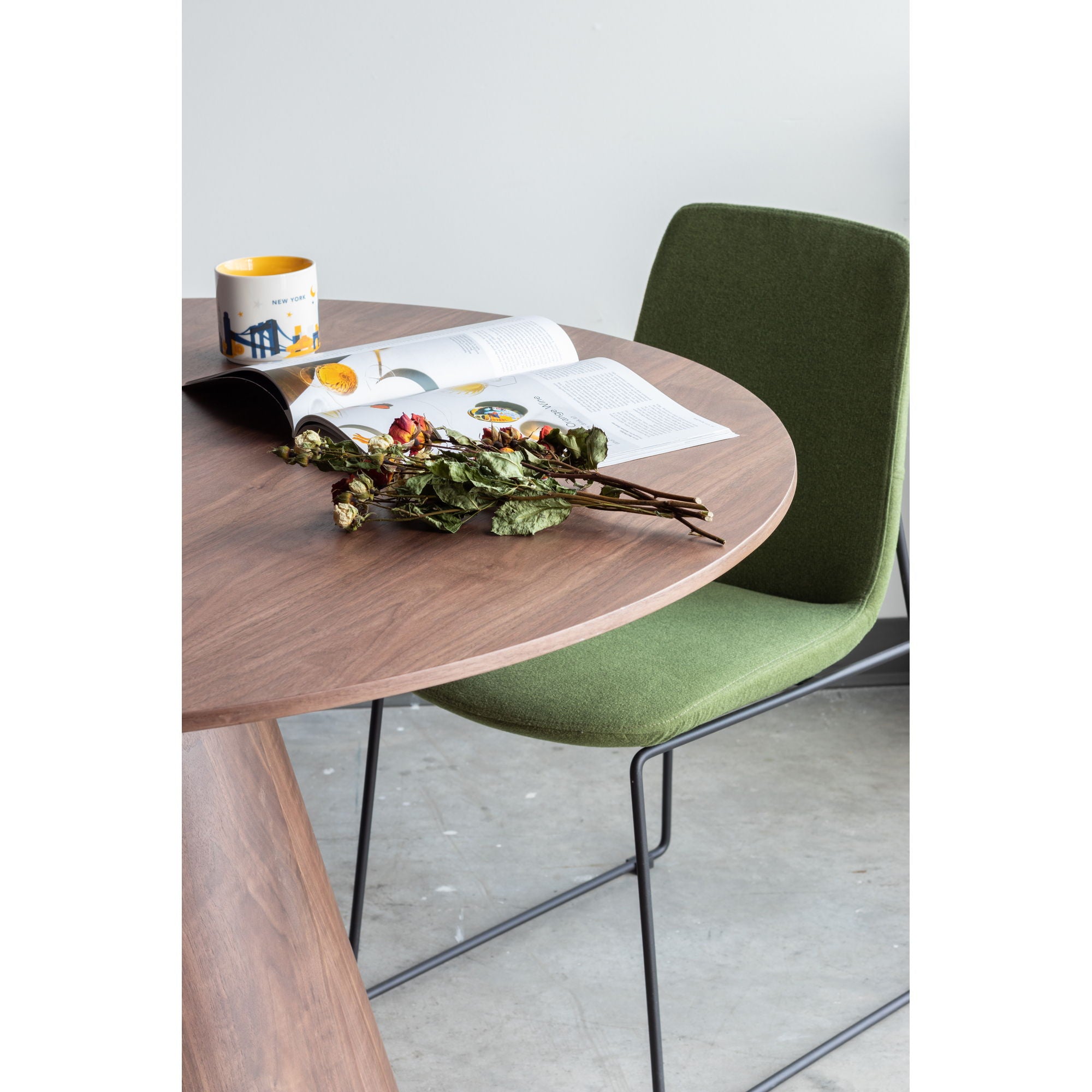 Otago - Round Dining Table - Natural Walnut