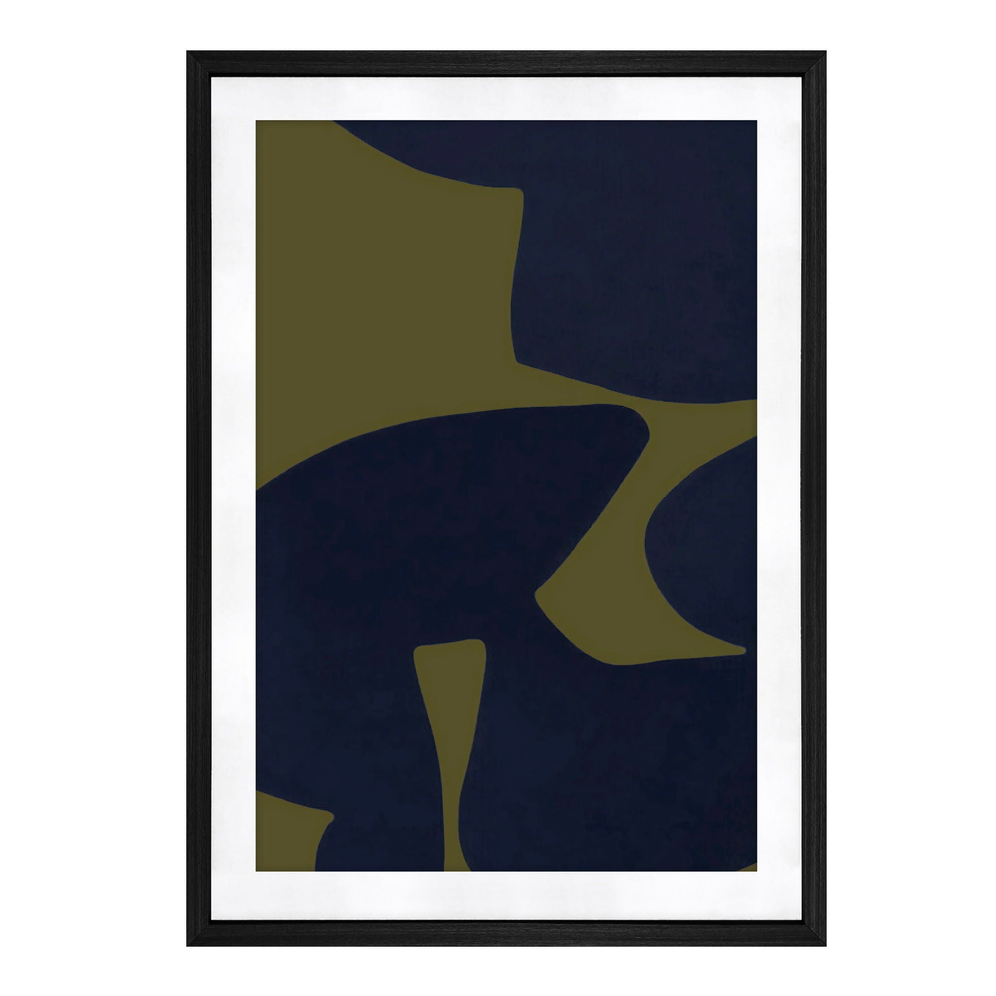 Sola - Framed Print - Blue / Dark Green