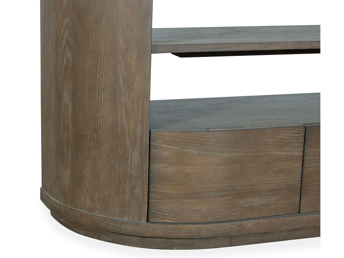 Bosley - Demilune Sofa Table - Porpoise