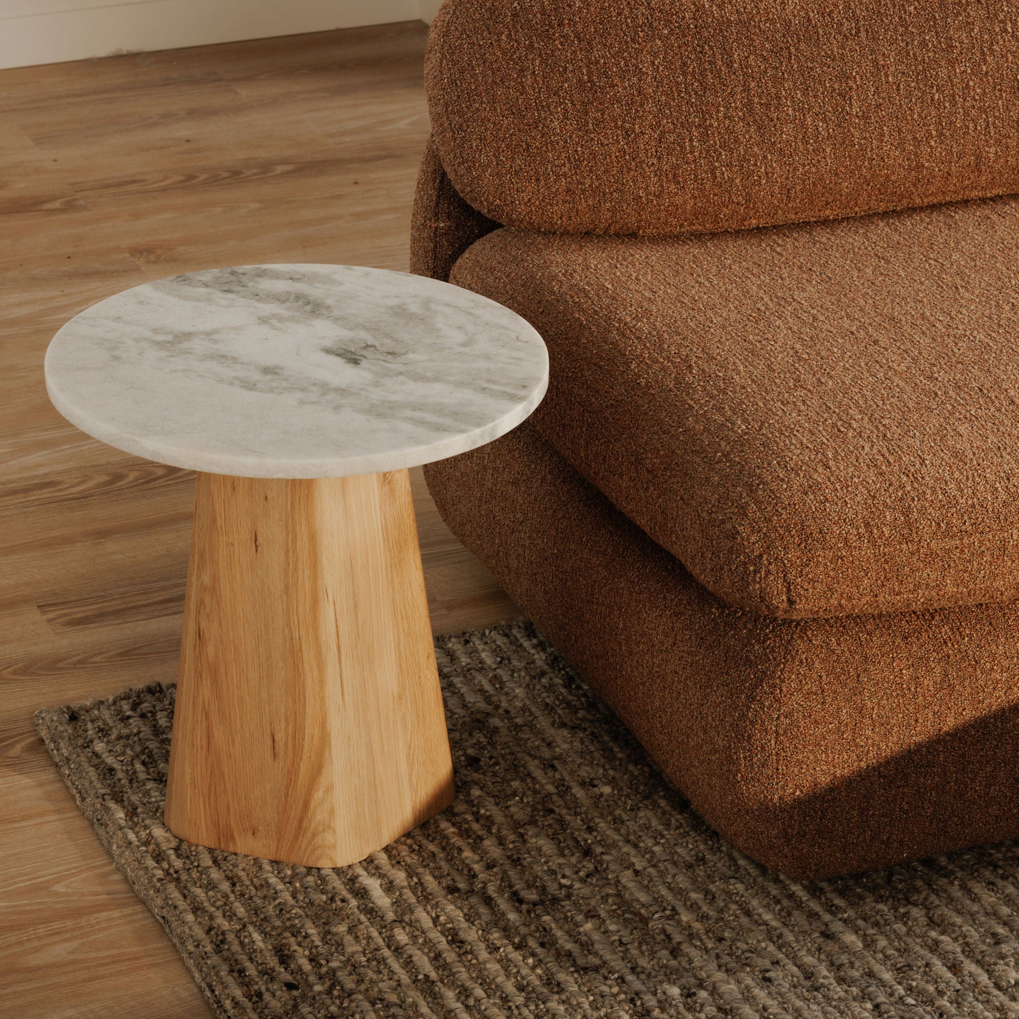 Evelyn - Accent Table - White