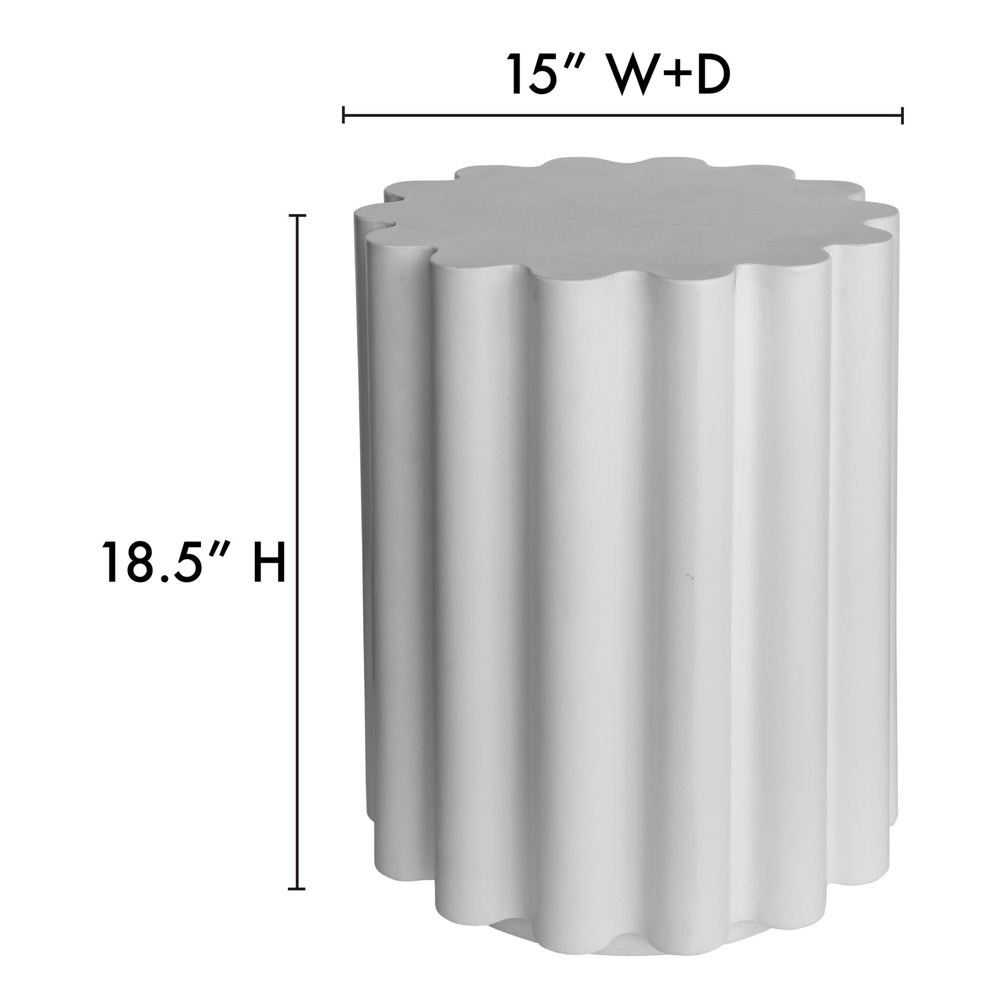 Taffy - Accent Table - White