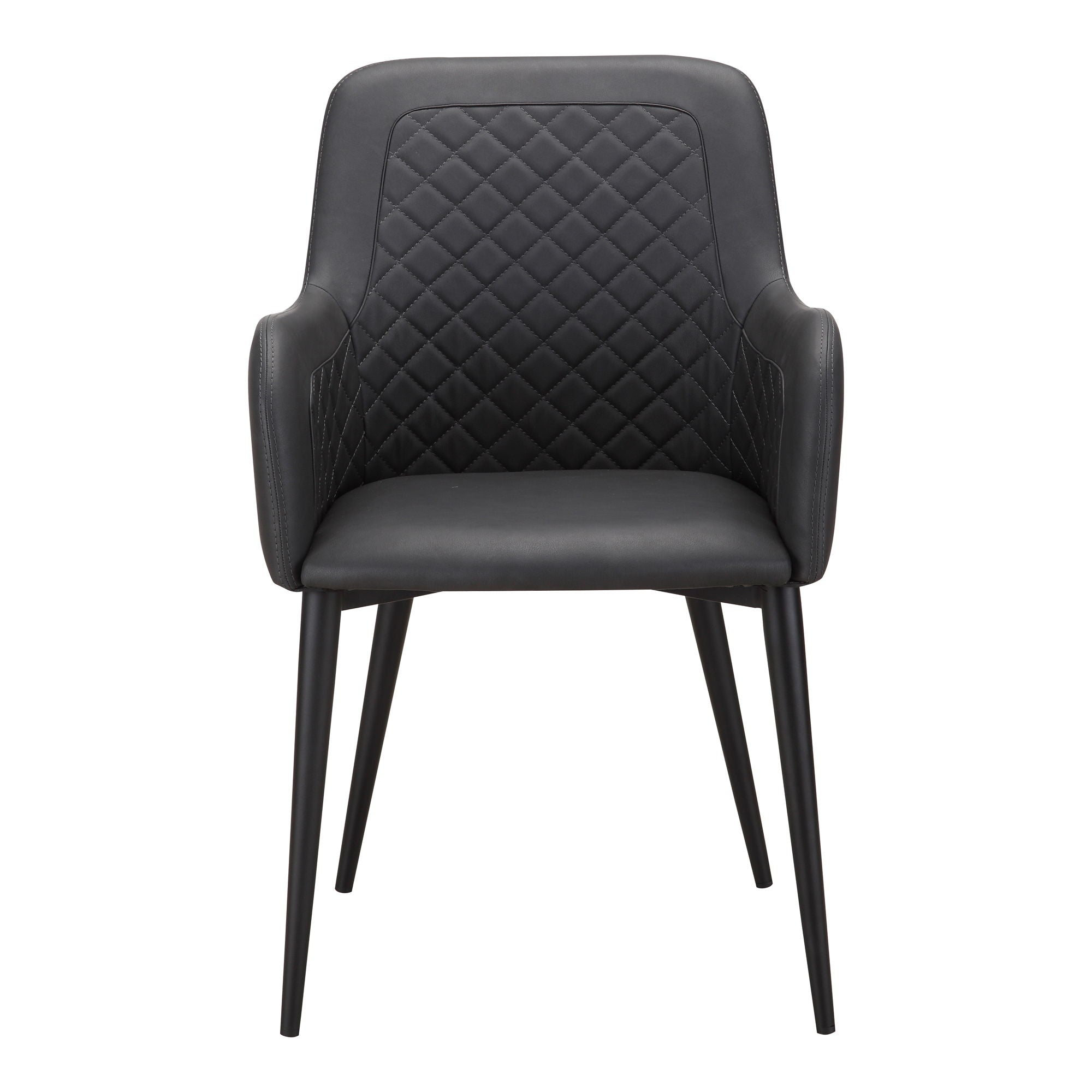 Cantata - Vegan Leather Dining Chair (Set of 2) - Slate
