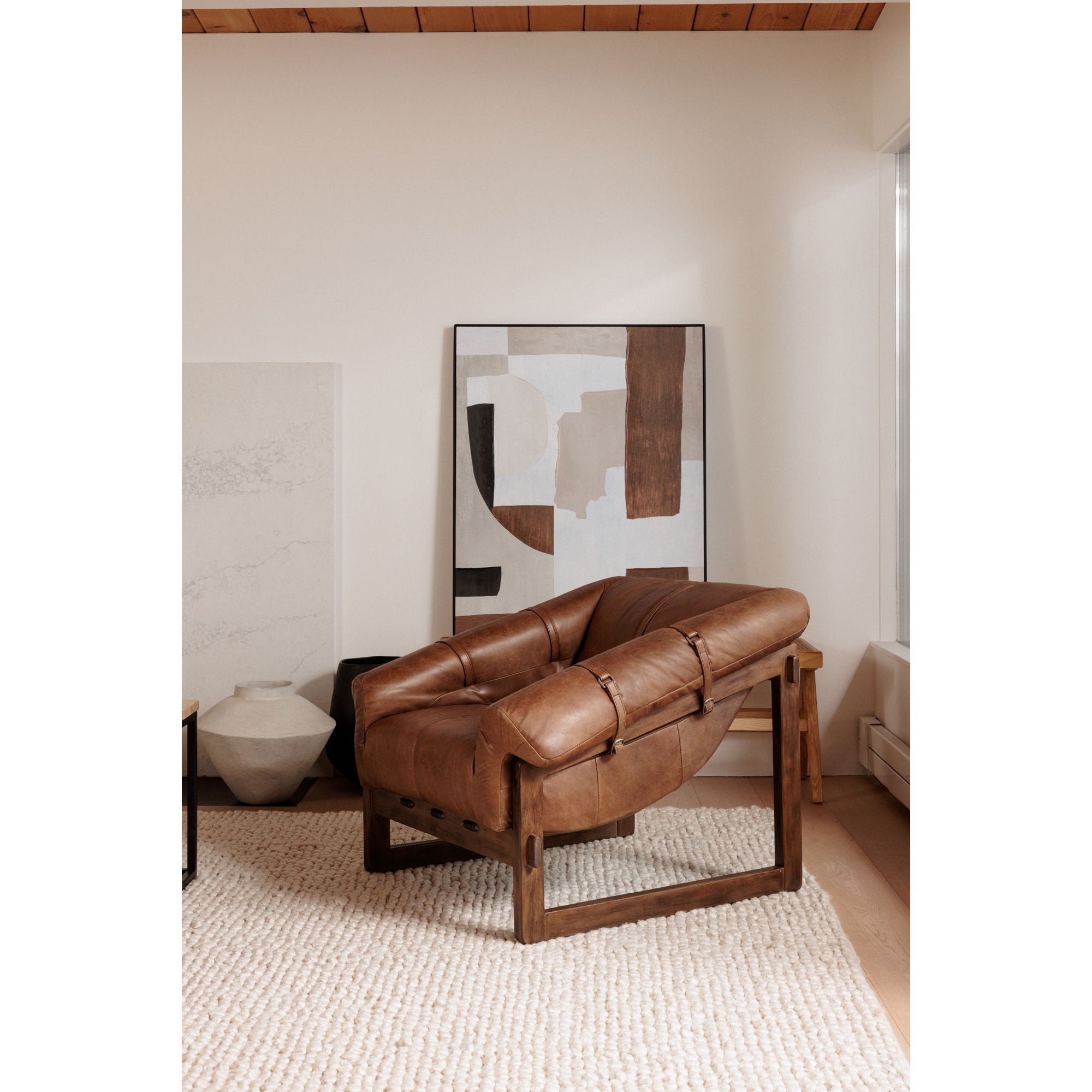 Bellos - Accent Chair - Light Brown