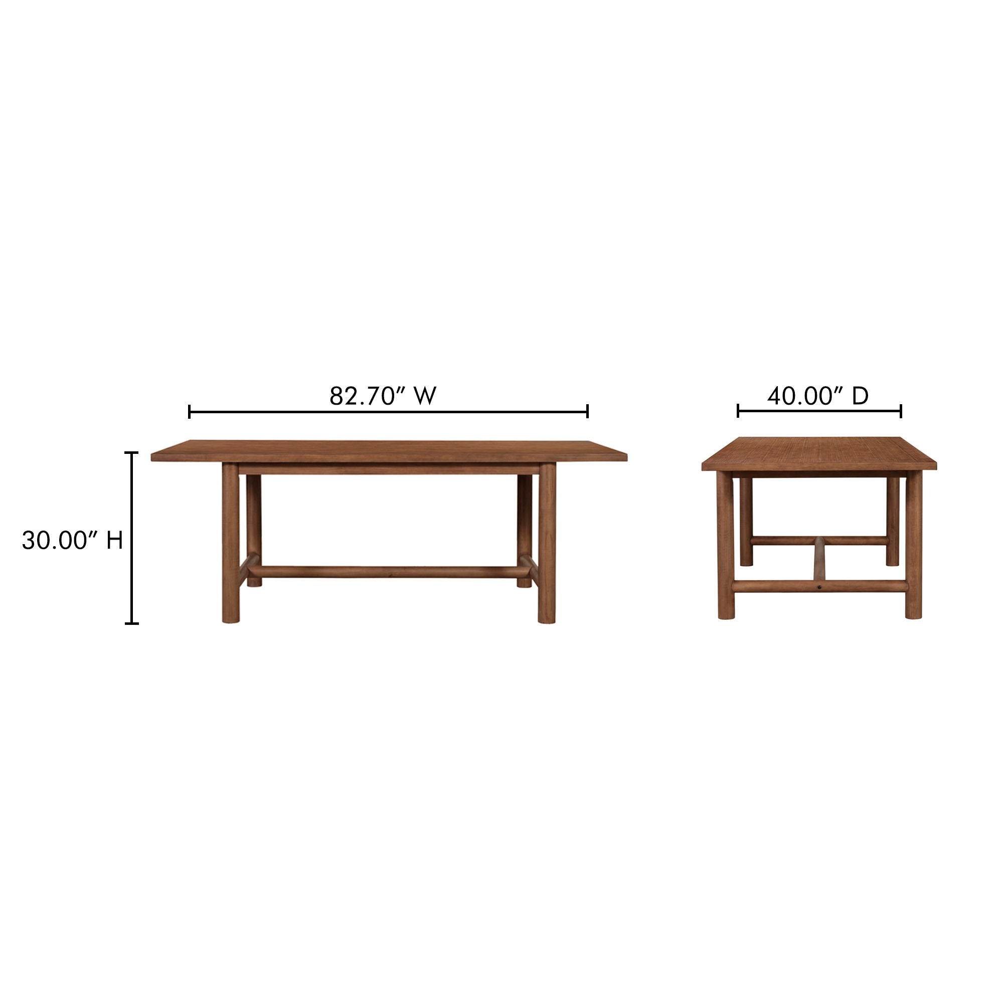Arden - Dining Table - Brown