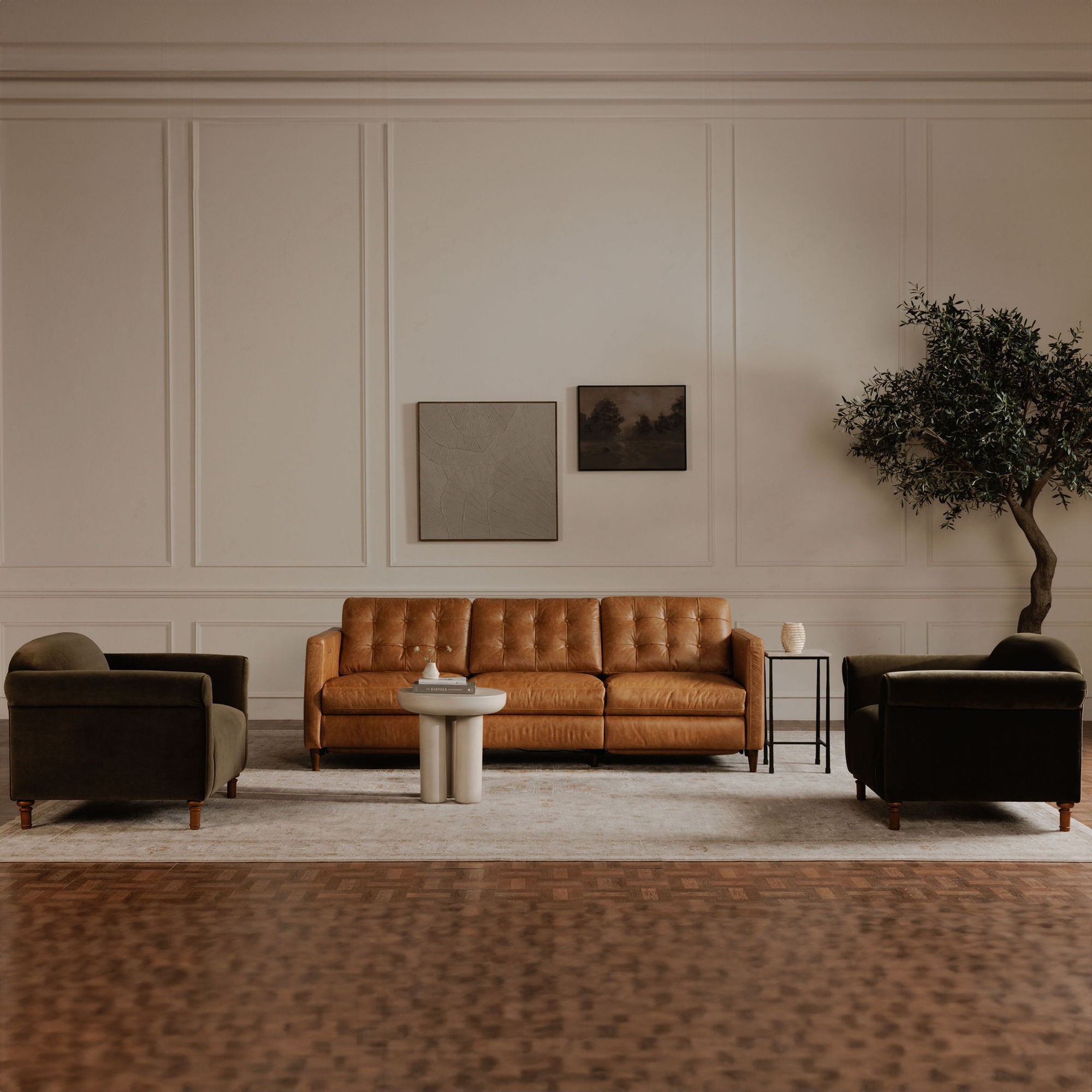 Harmony - Accent Chair - Dark Green