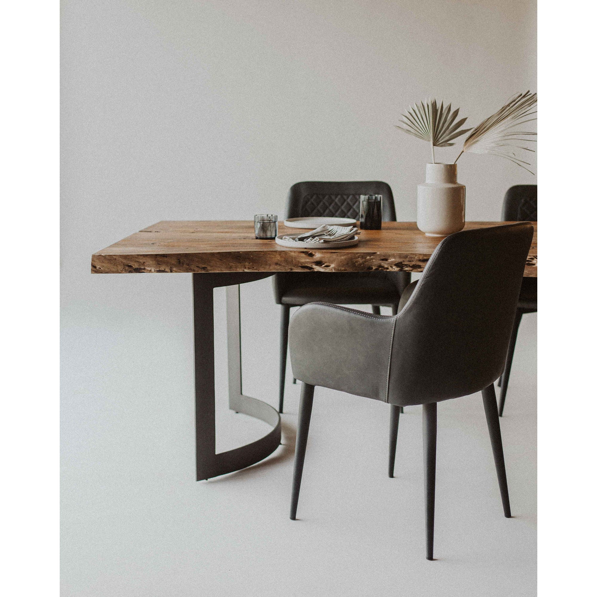 Cantata - Vegan Leather Dining Chair (Set of 2) - Slate