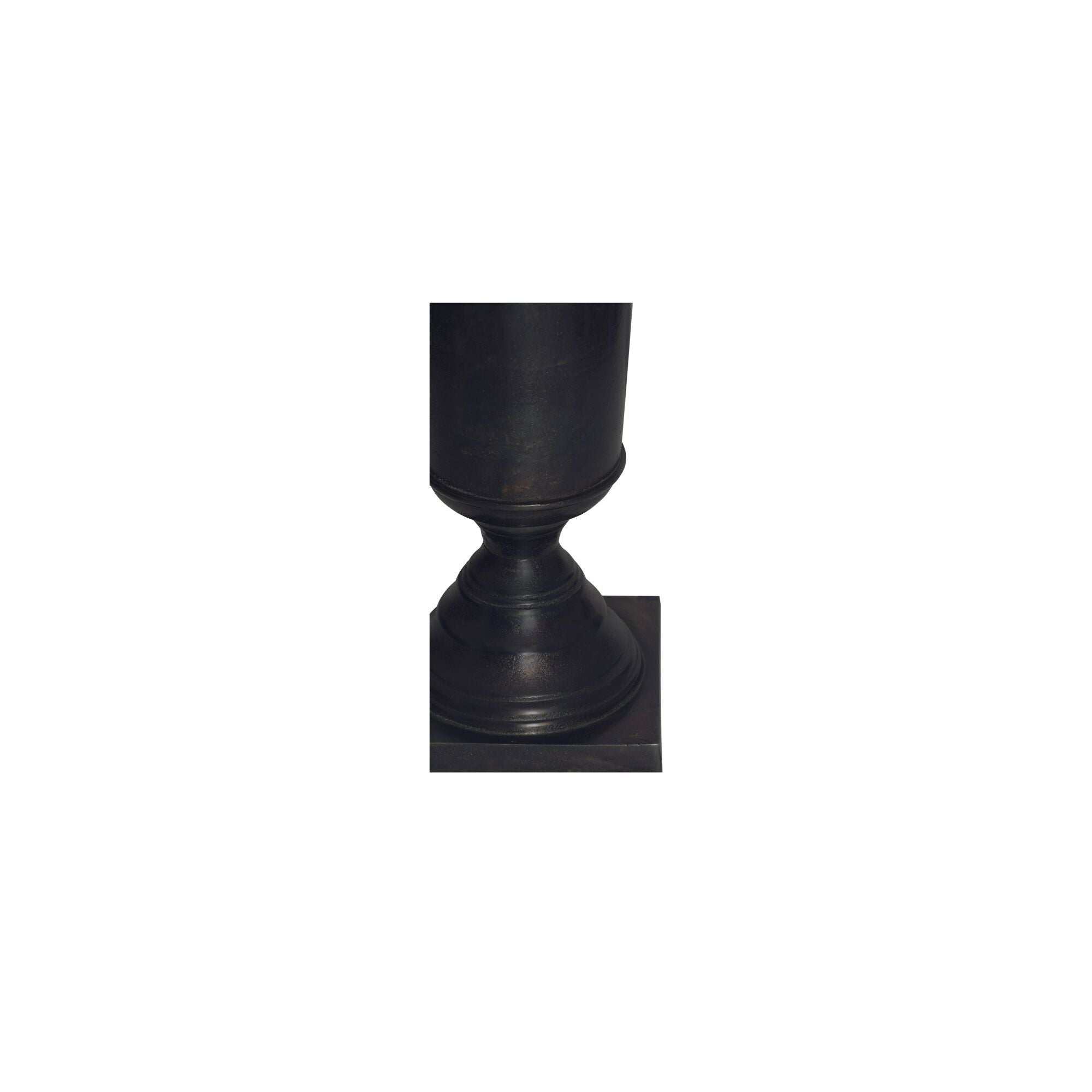 Cassia - Cast Aluminum Vase - Black