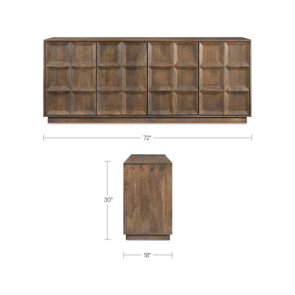 Bowen - Sideboard - Deep Brown