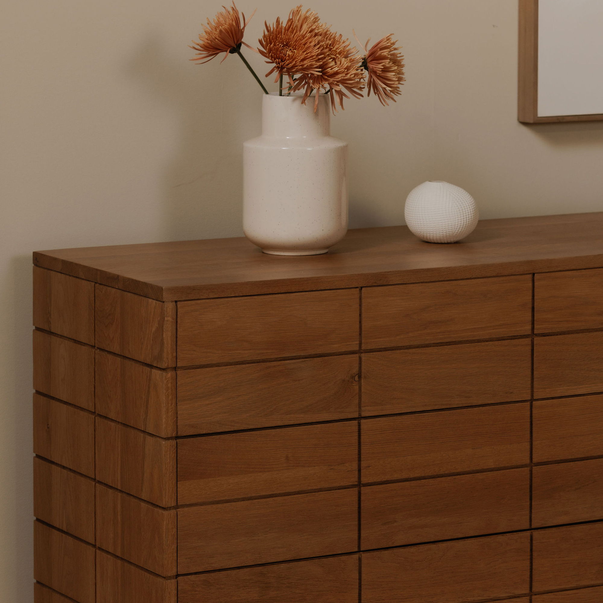 Gia - 6 Drawer Dresser - Brown