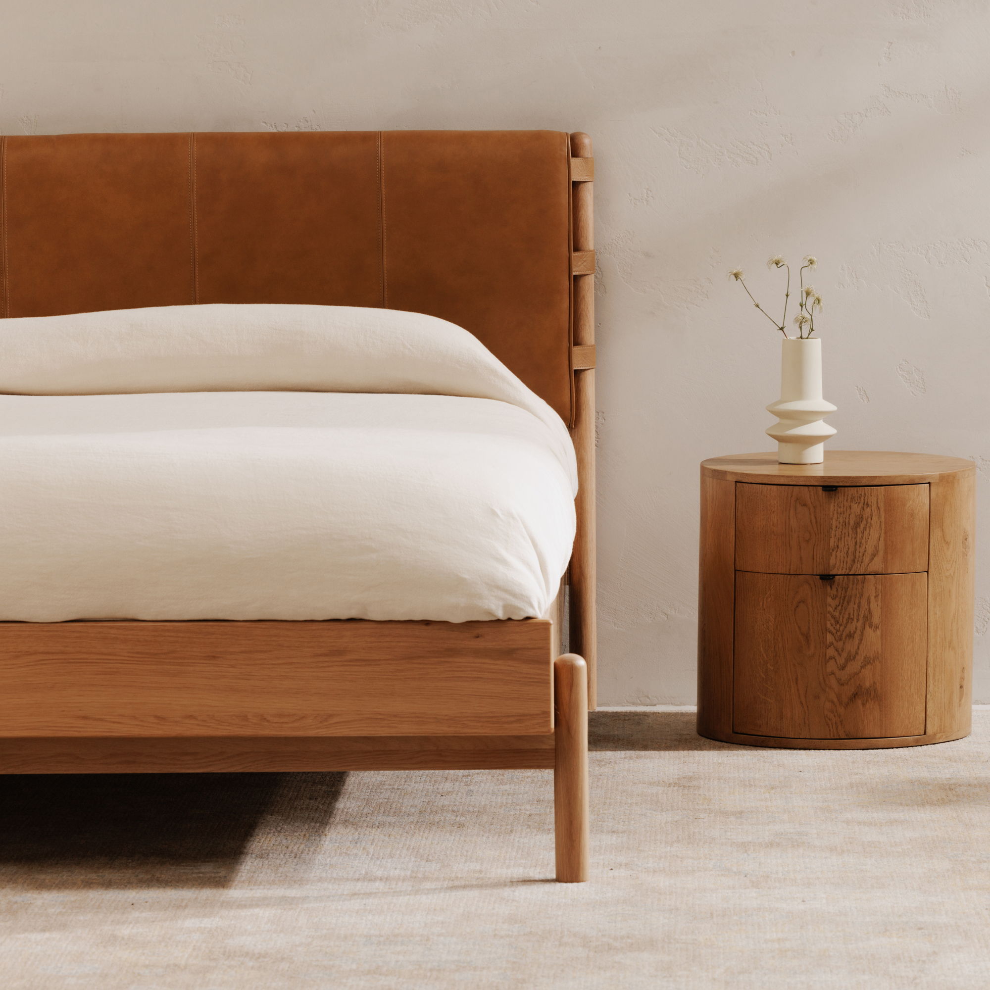 Colby - Queen Bed - Camel