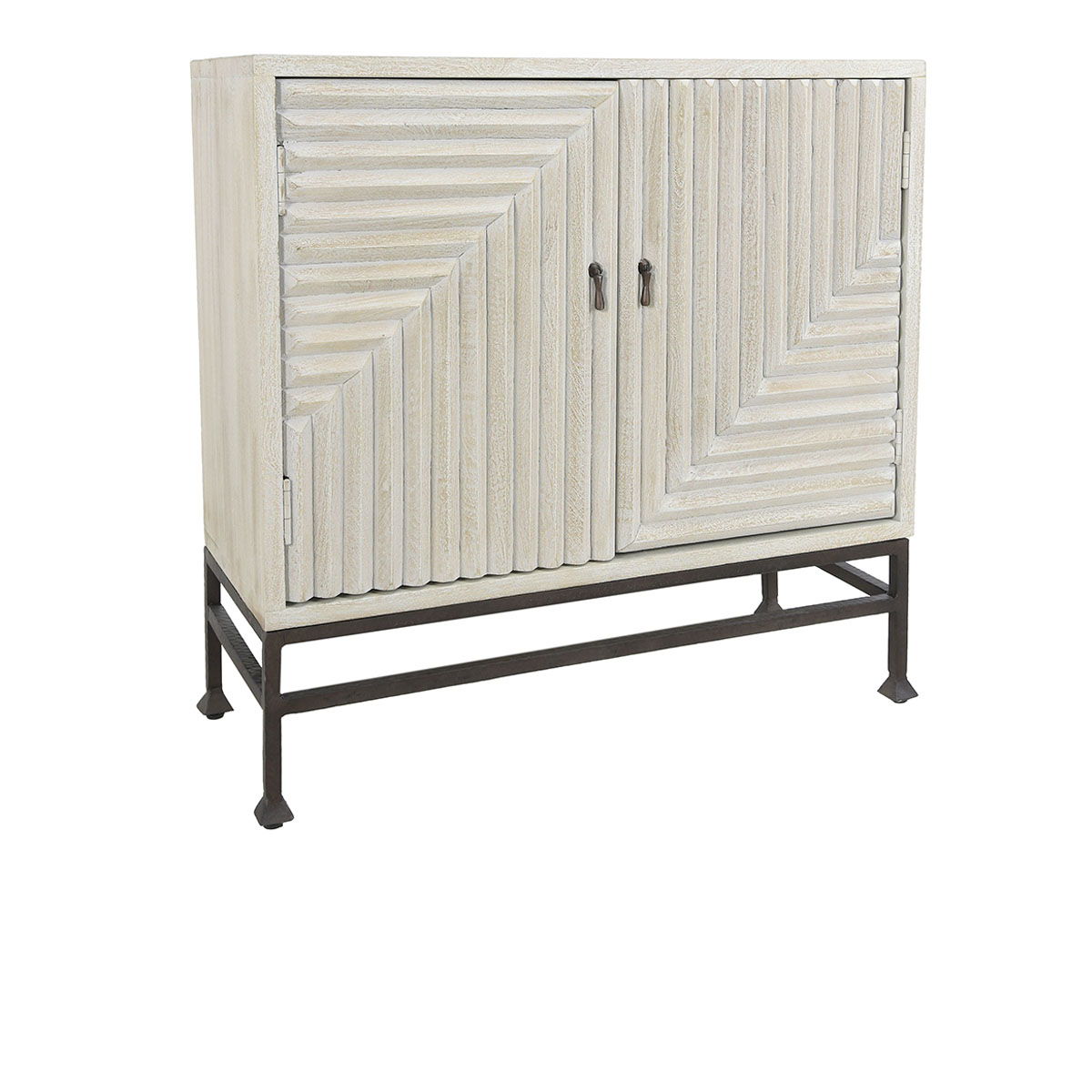 Finn - 2 Door Cabinet - Gray Wash