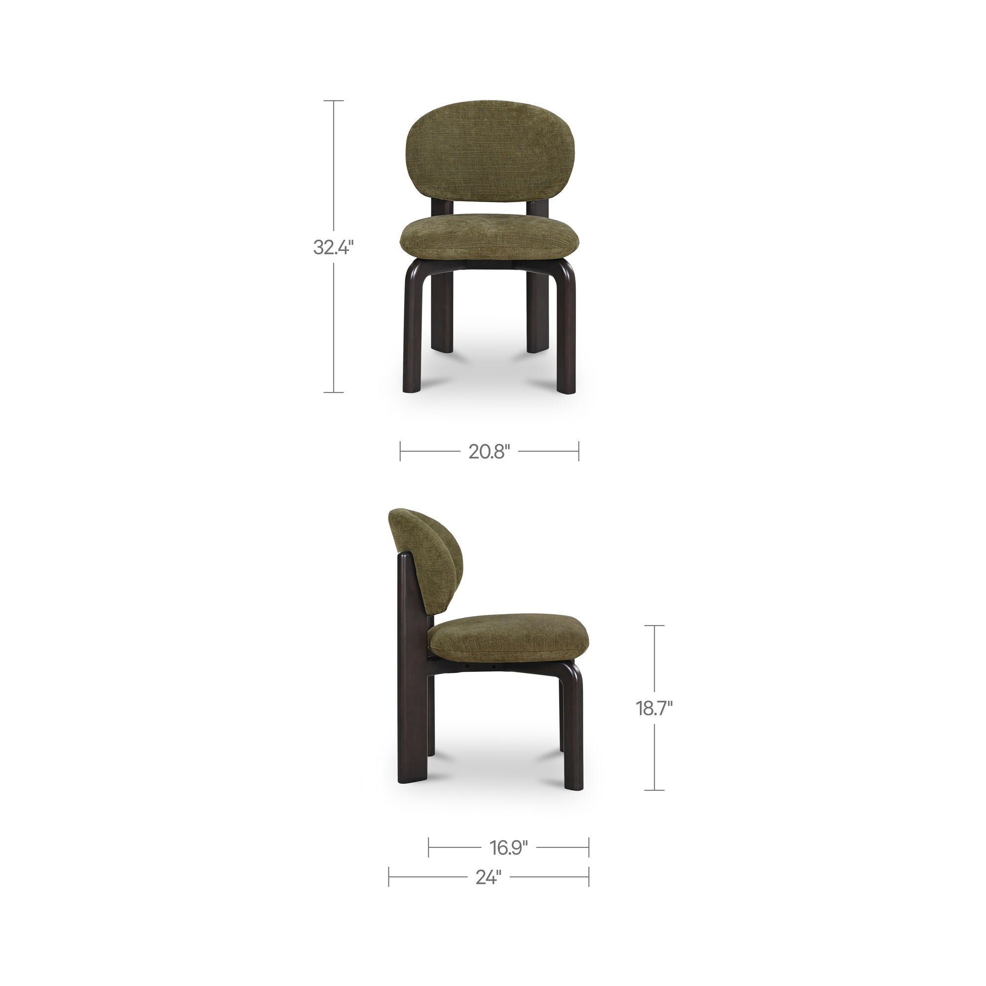Sami - Dining Chair (Set of 2) - Olive / Green