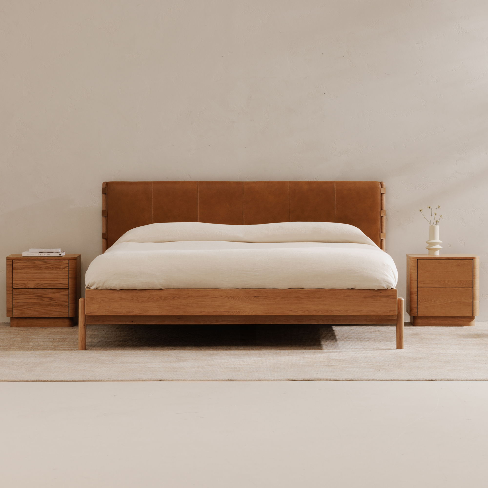 Colby - Queen Bed - Camel