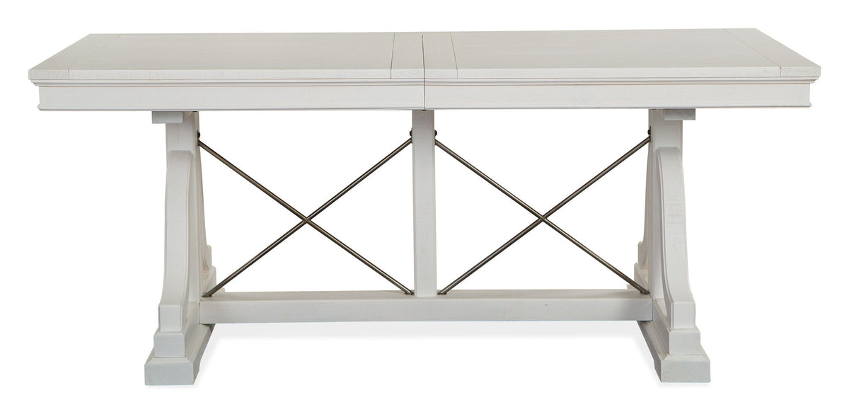 Heron Cove - Trestle Dining Table - Chalk White