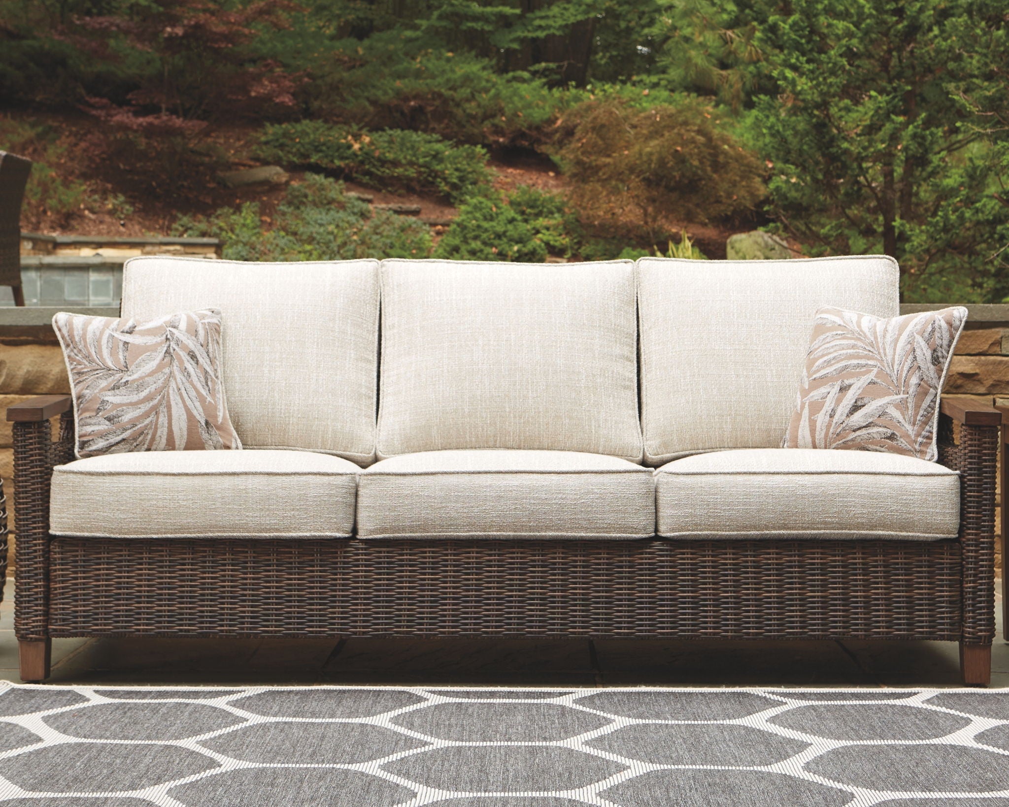 Paradise Trail - 3 Pc. - Lounge Set - Medium Brown