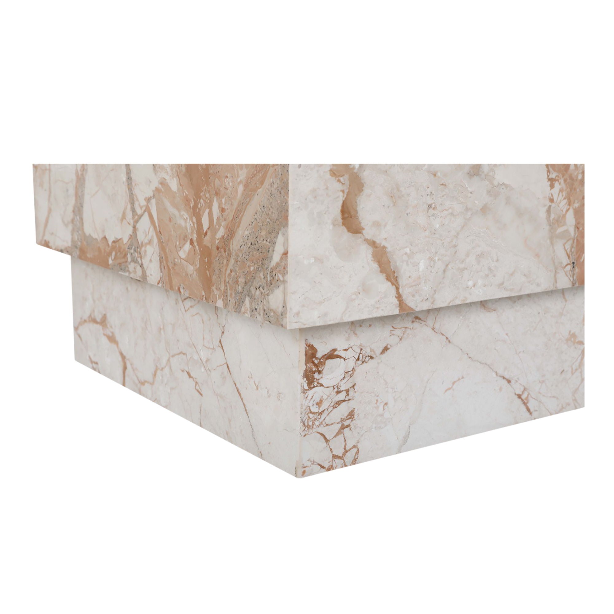 Layla - Side Table - Breccia Marble