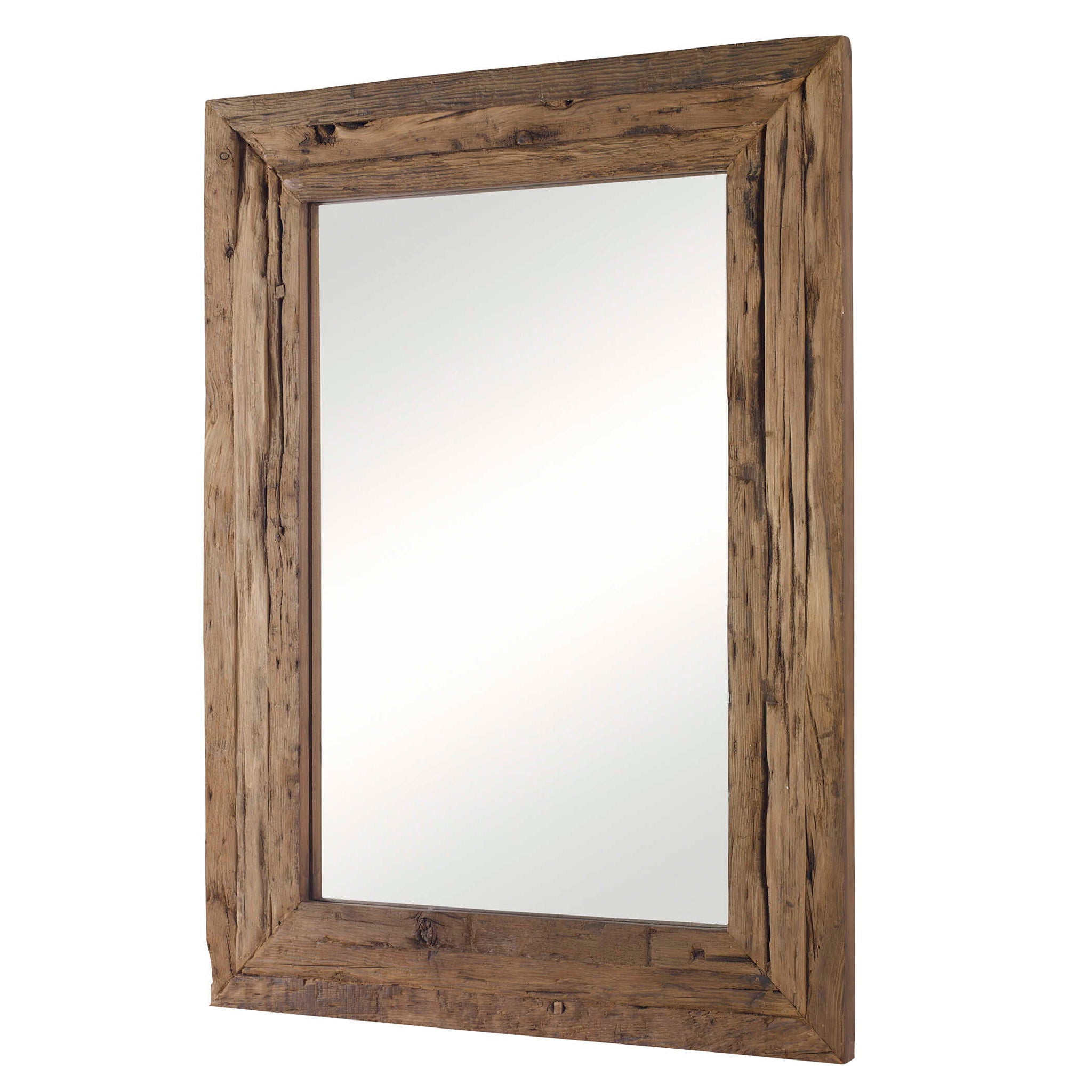 Rennick - Wood Mirror - Dark Brown