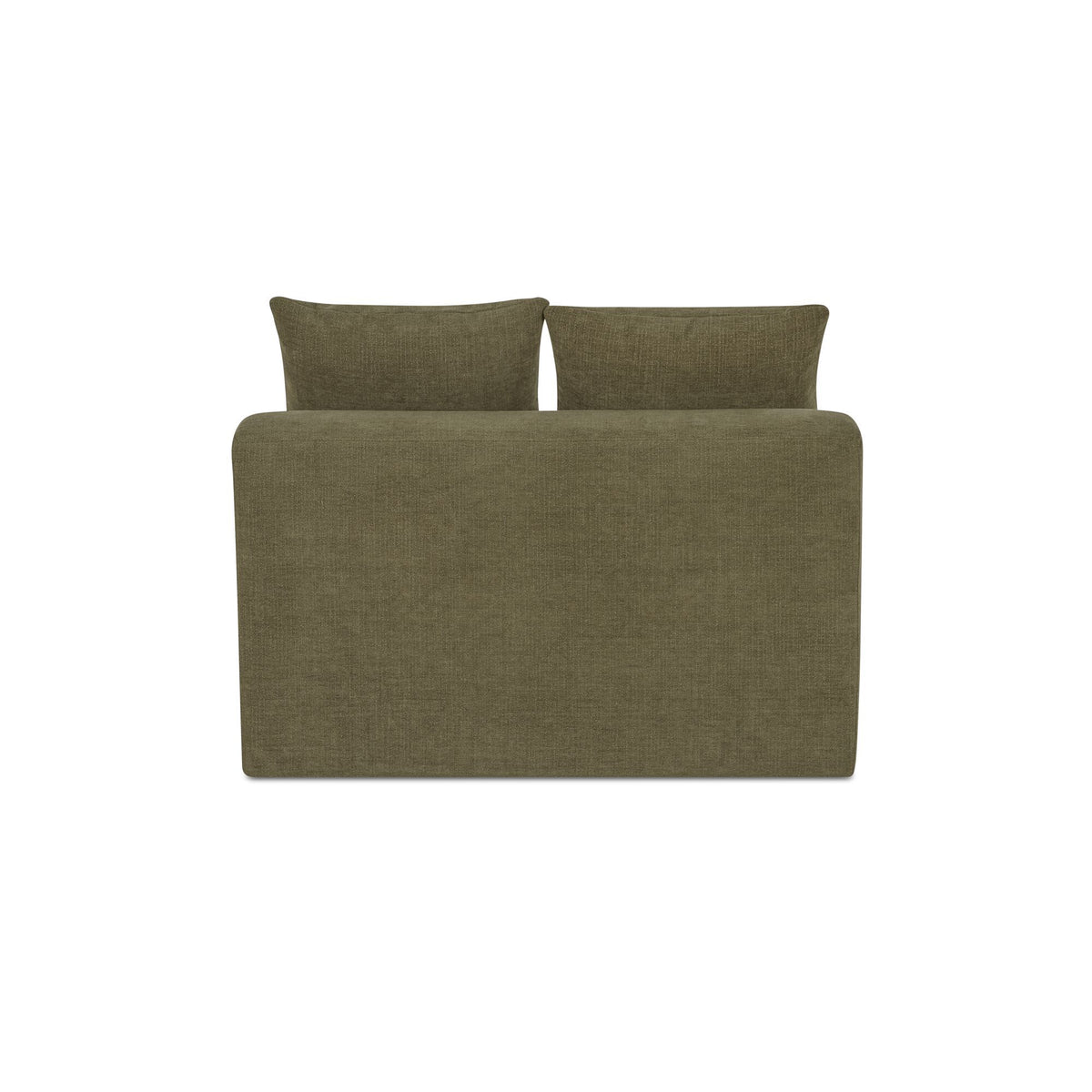 Davie - Slipper Chair - Olive Green
