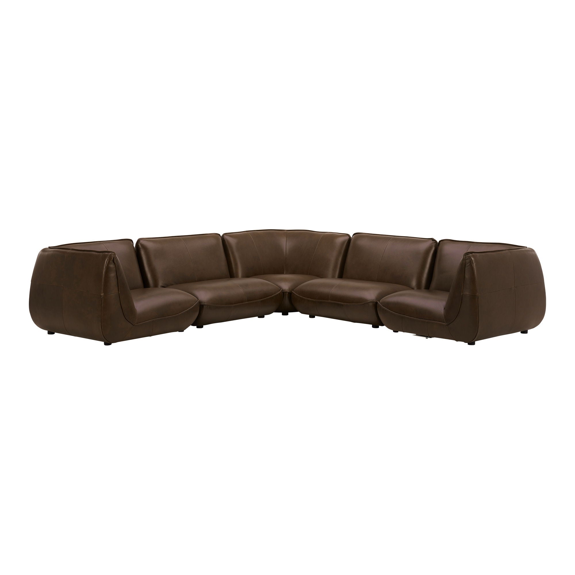 Zeppelin - Classic L Modular Leather Sectional