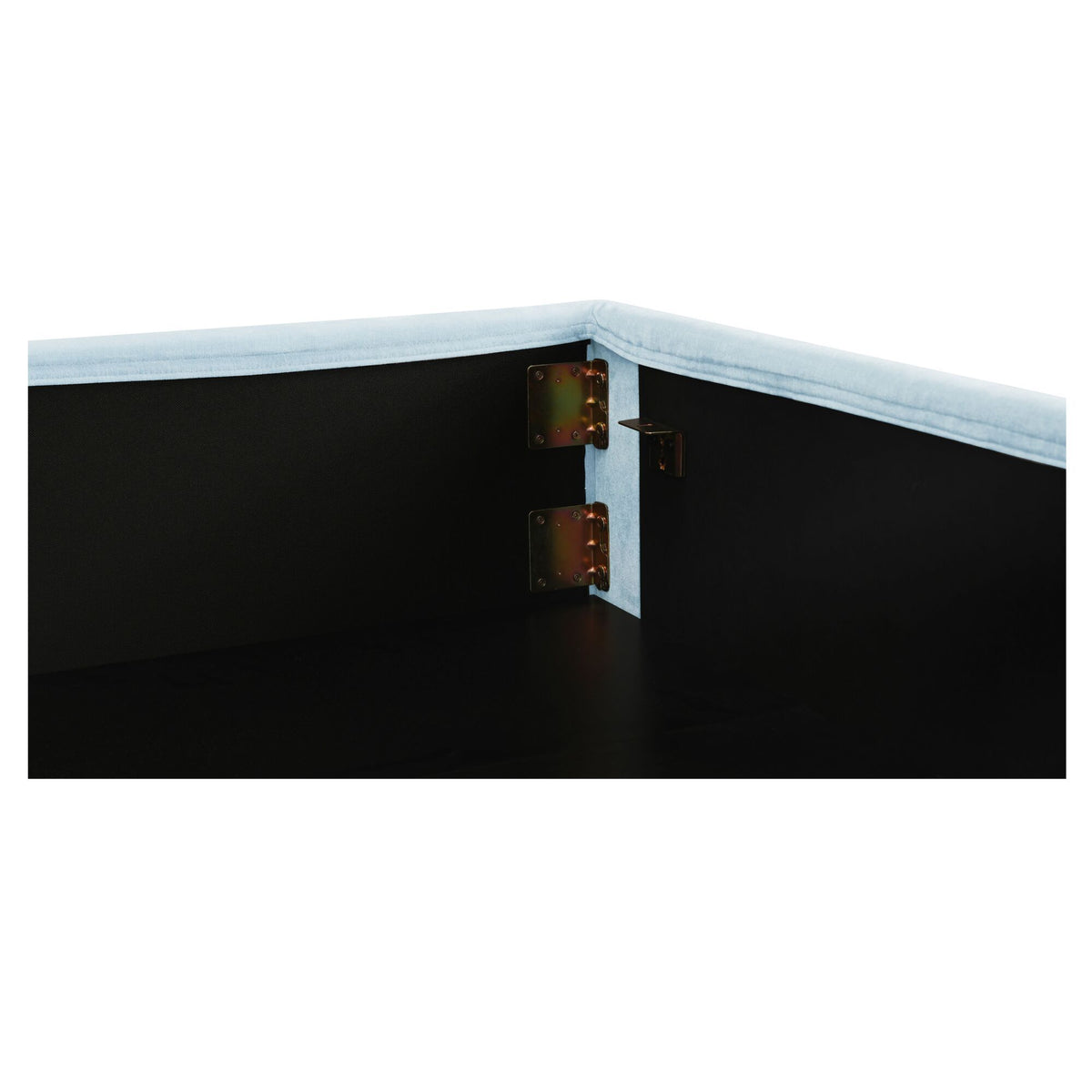 Joan - Queen Storage Bed - Light Blue