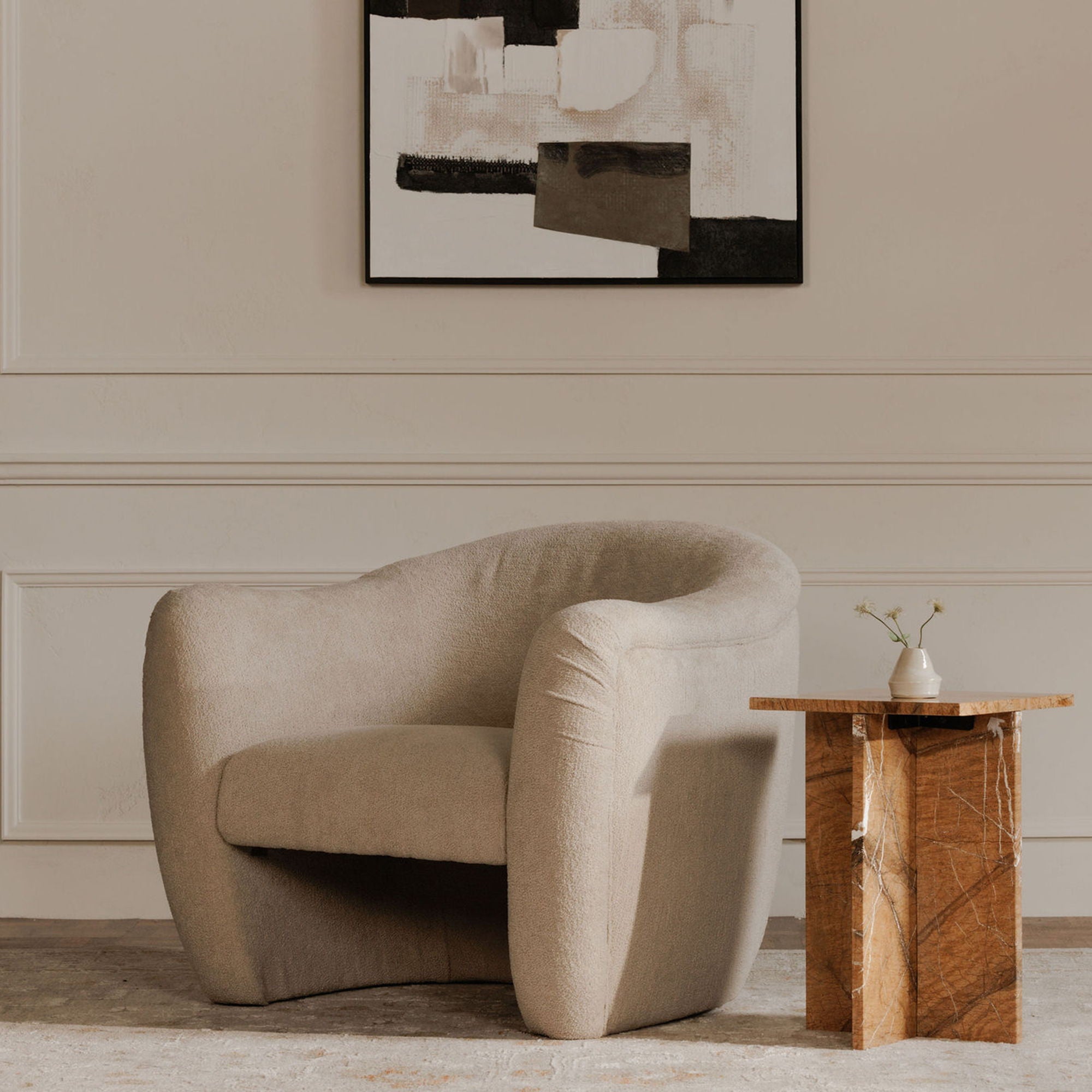 Domino - Accent Chair - Beige