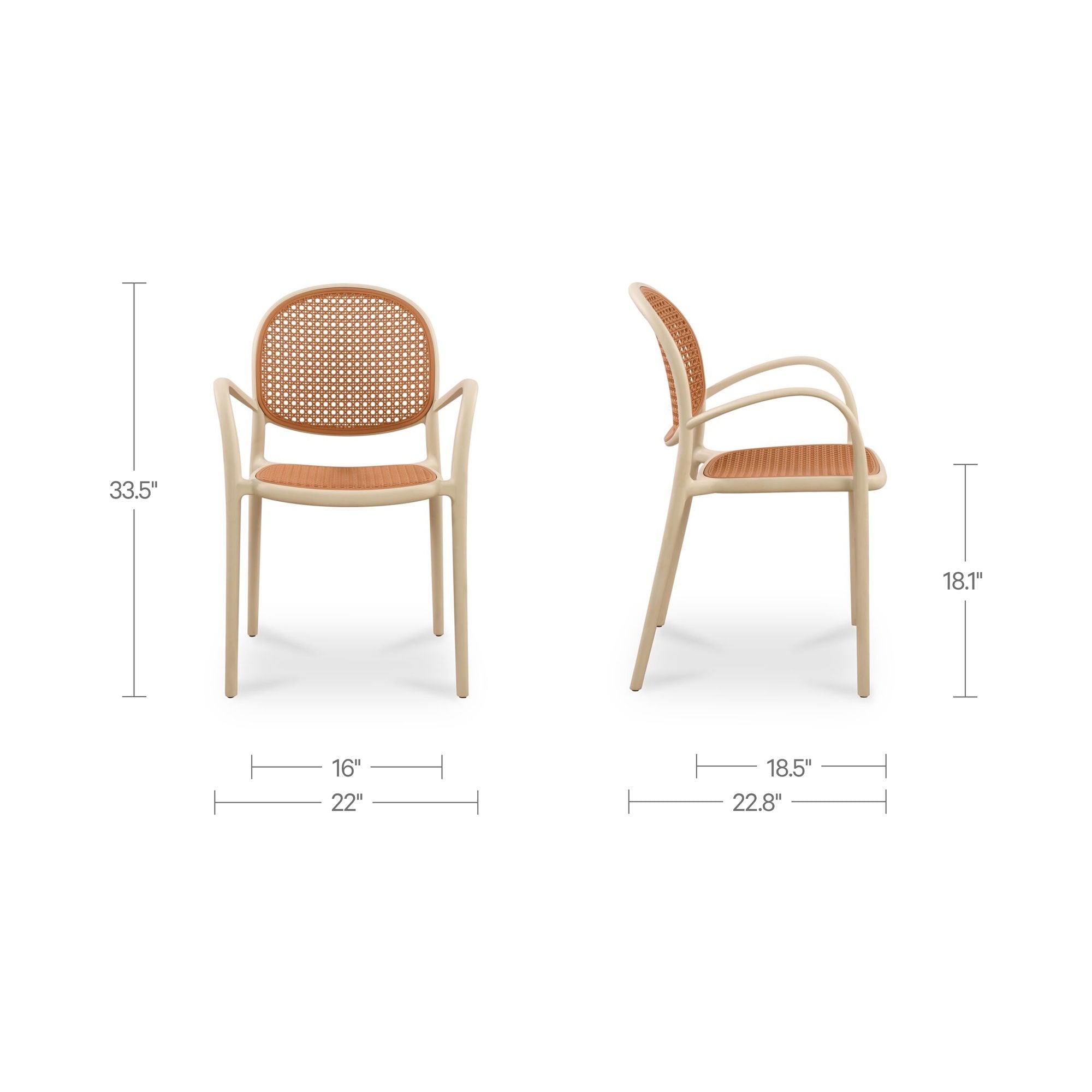 Soren - Outdoor Dining Chair (Set of 2) - White