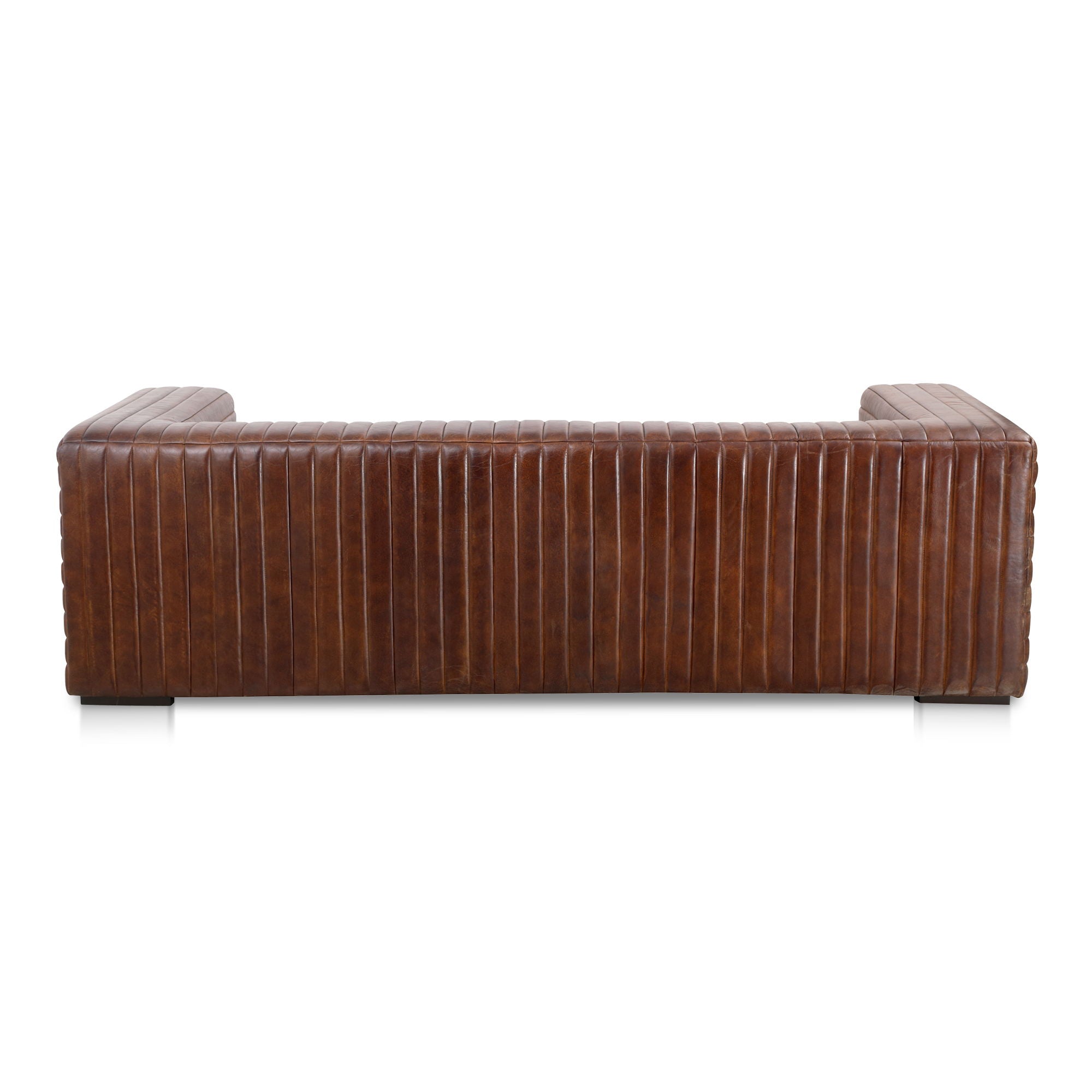 Castle - Sofa - Dark Brown Leather
