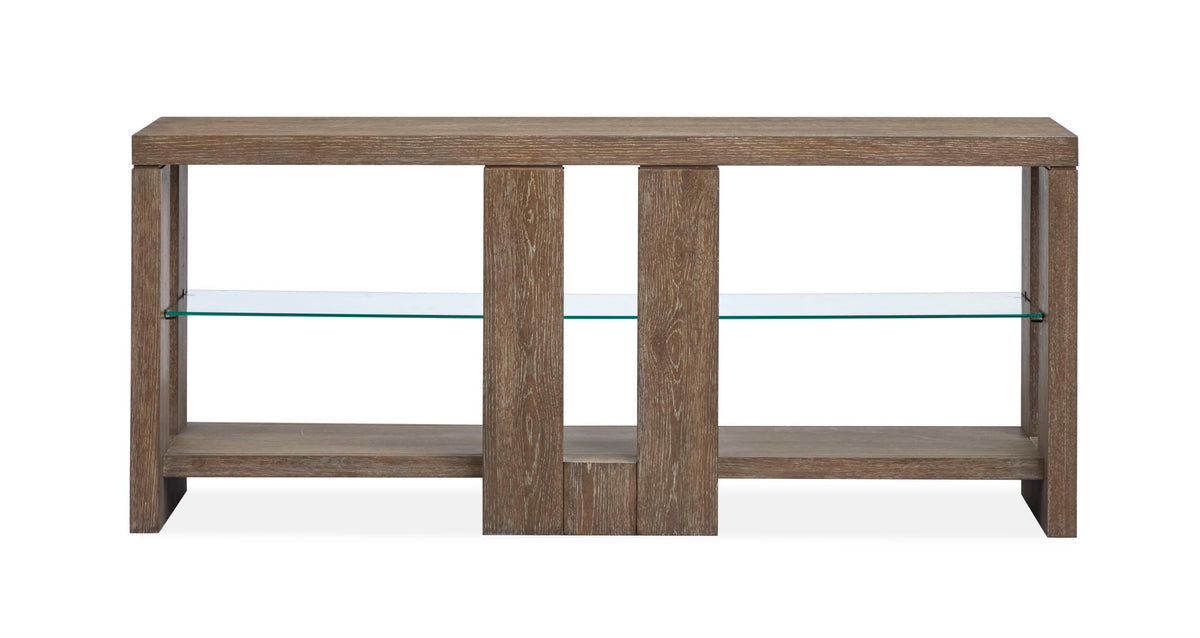Cypress - Console Sofa Table - Spiced Brown