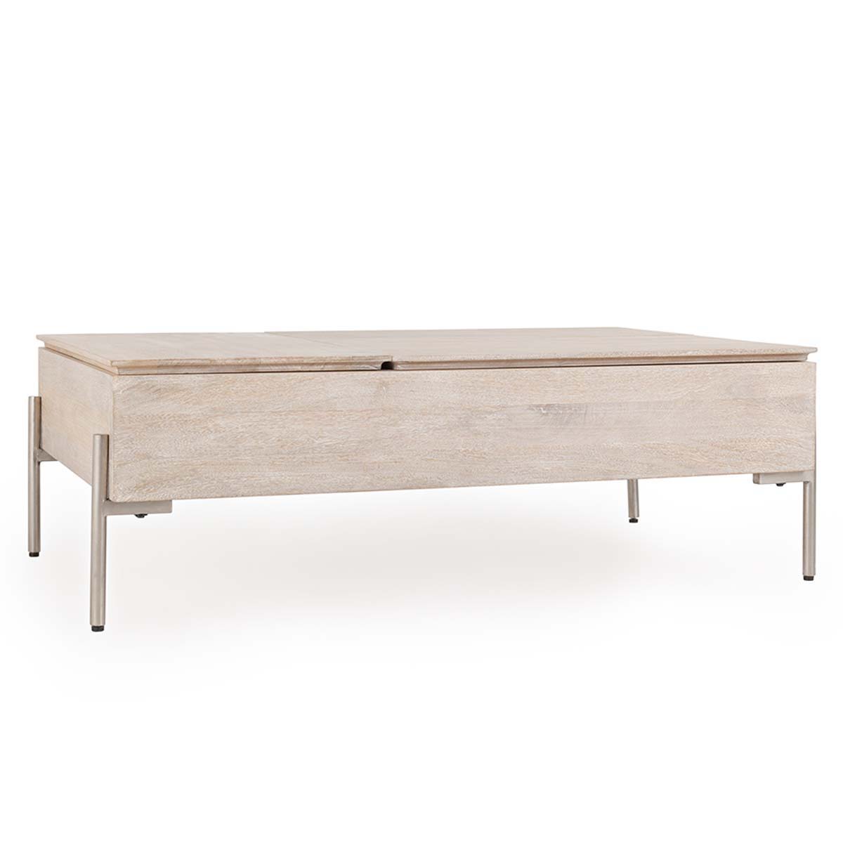 Rocklin - Double Lift Top Coffee Table - White