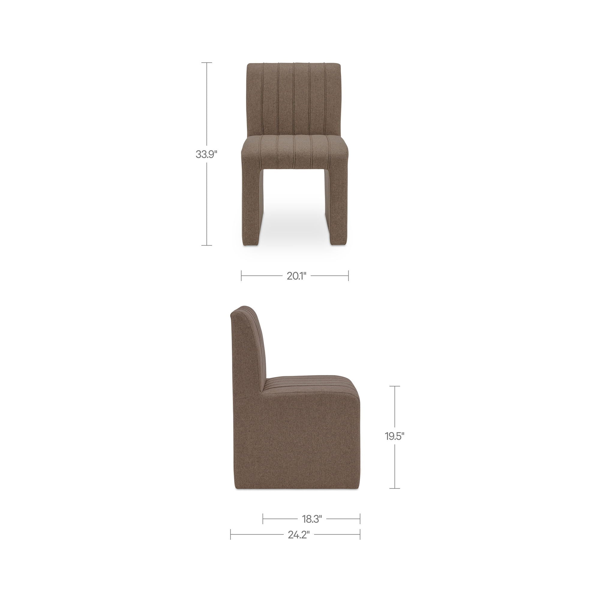 Sally - Dining Chair - Light Brown