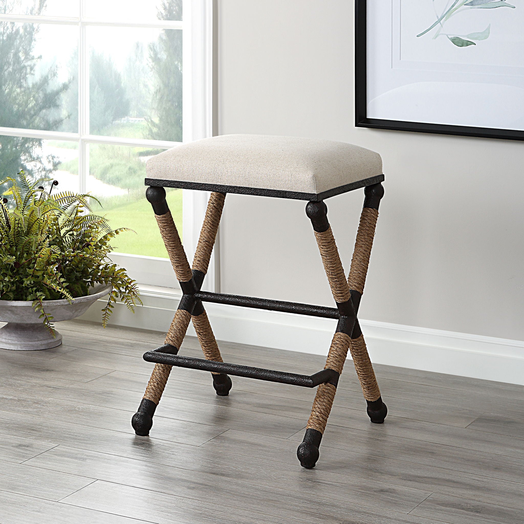 Firth - Rustic Counter Stool