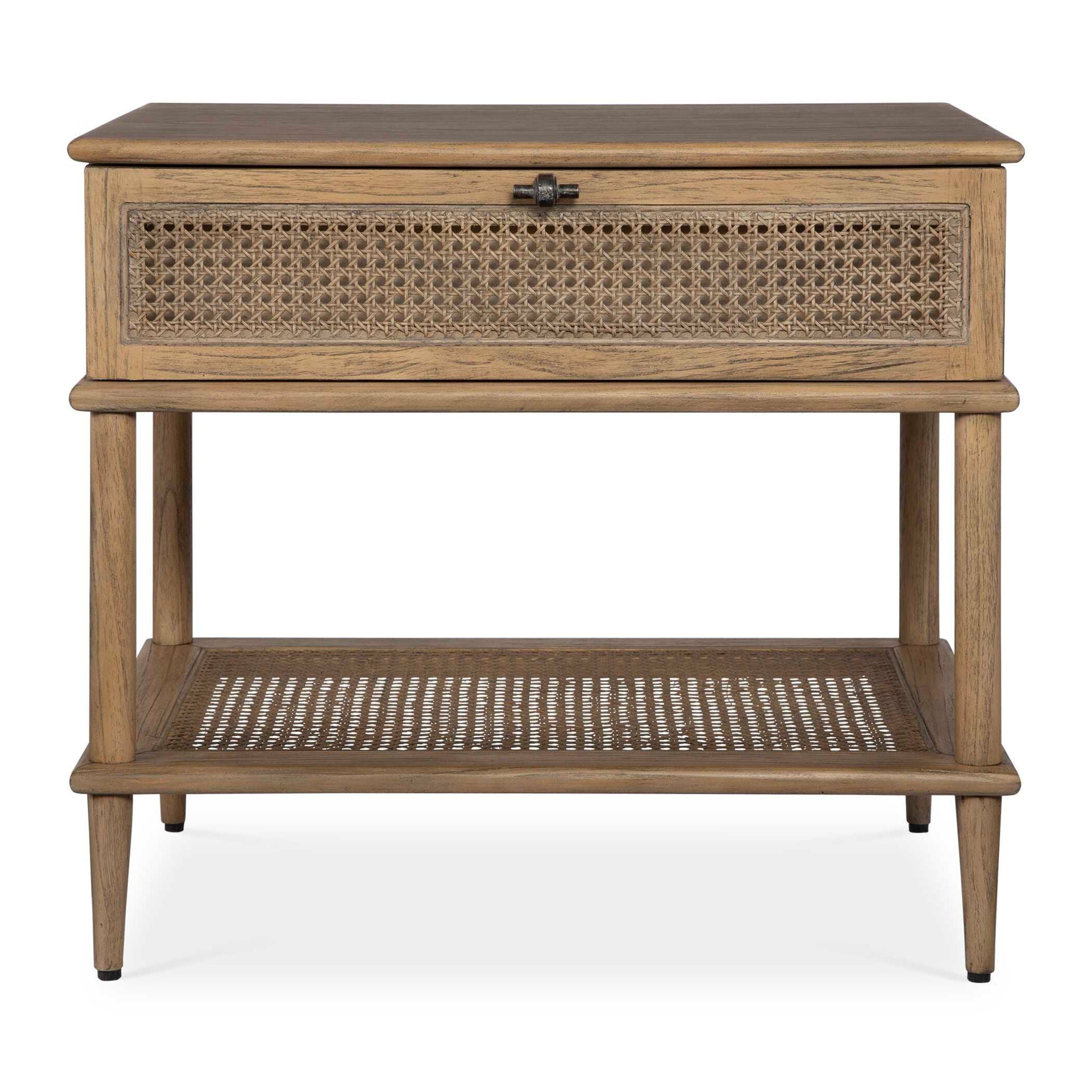 Coast - Rattan Cane Side Table - Light Brown