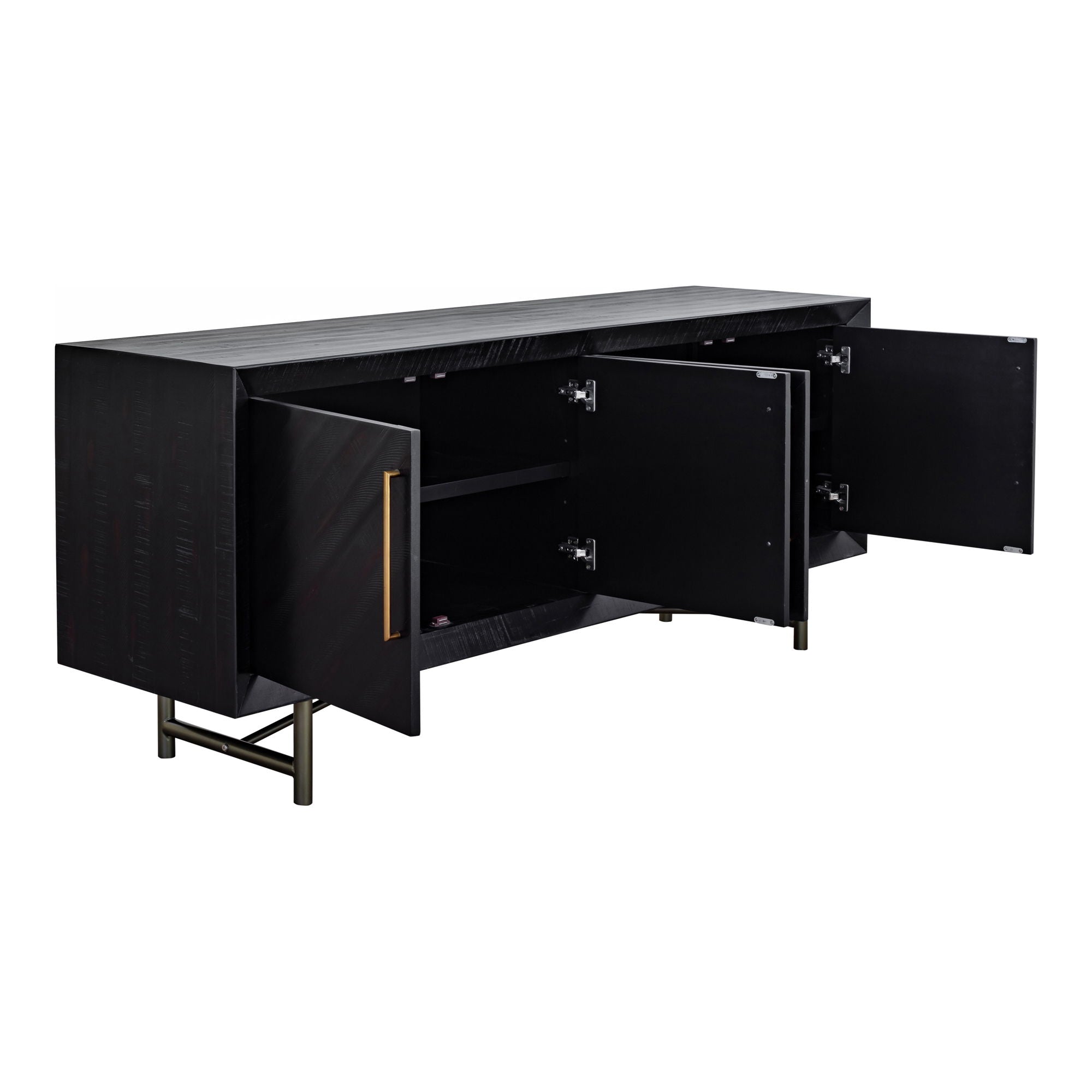 Sicily - 4 Door Sideboard - Black