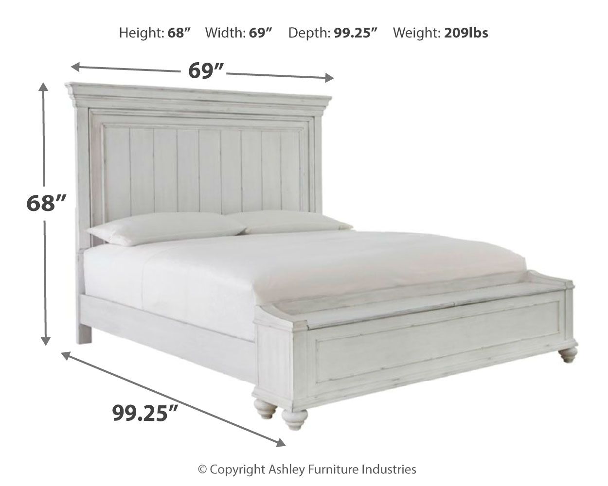 Kanwyn - Panel Bed