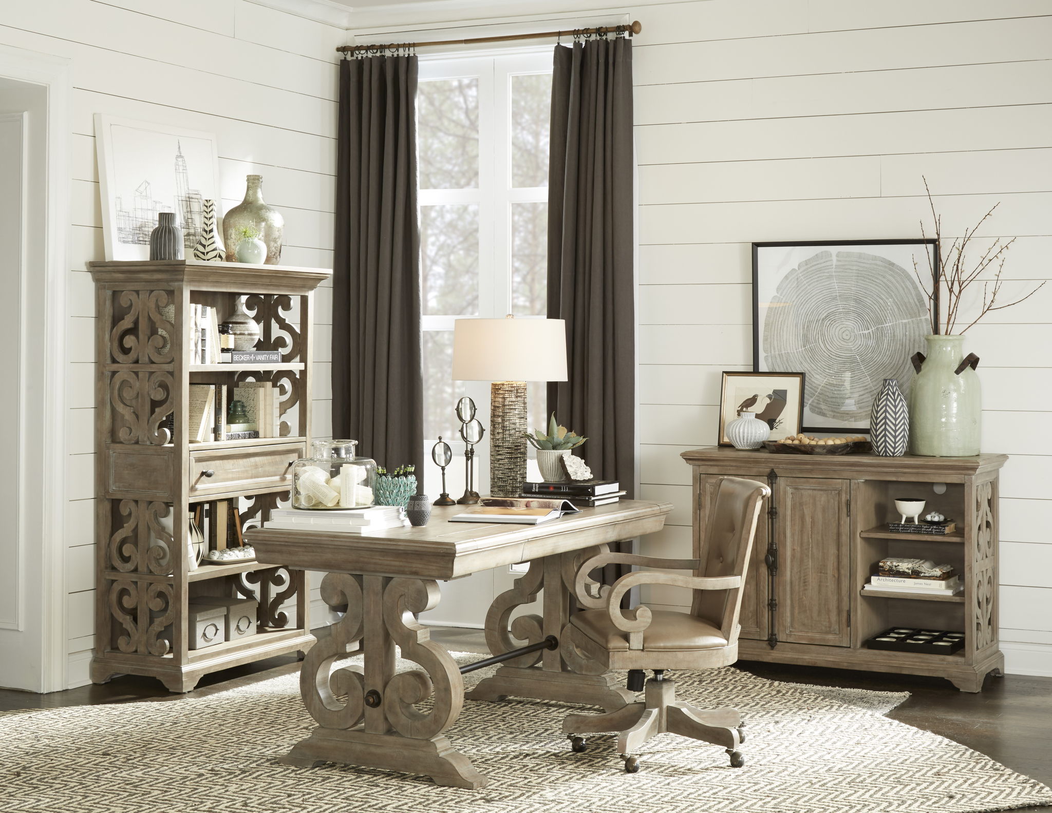 Tinley Park - Printer Stand - Dove Tail Grey