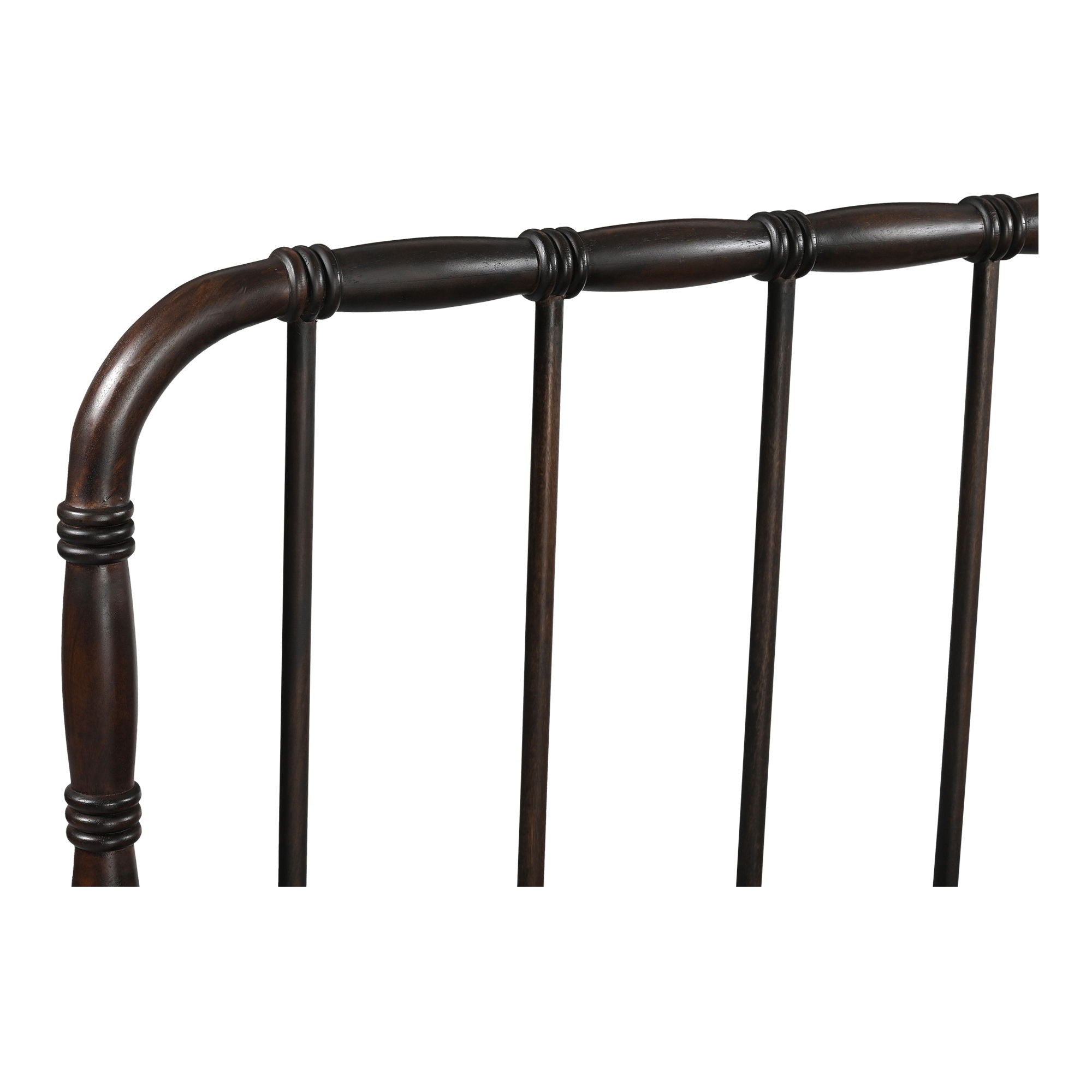 Vivian - Queen Bed - Dark Brown